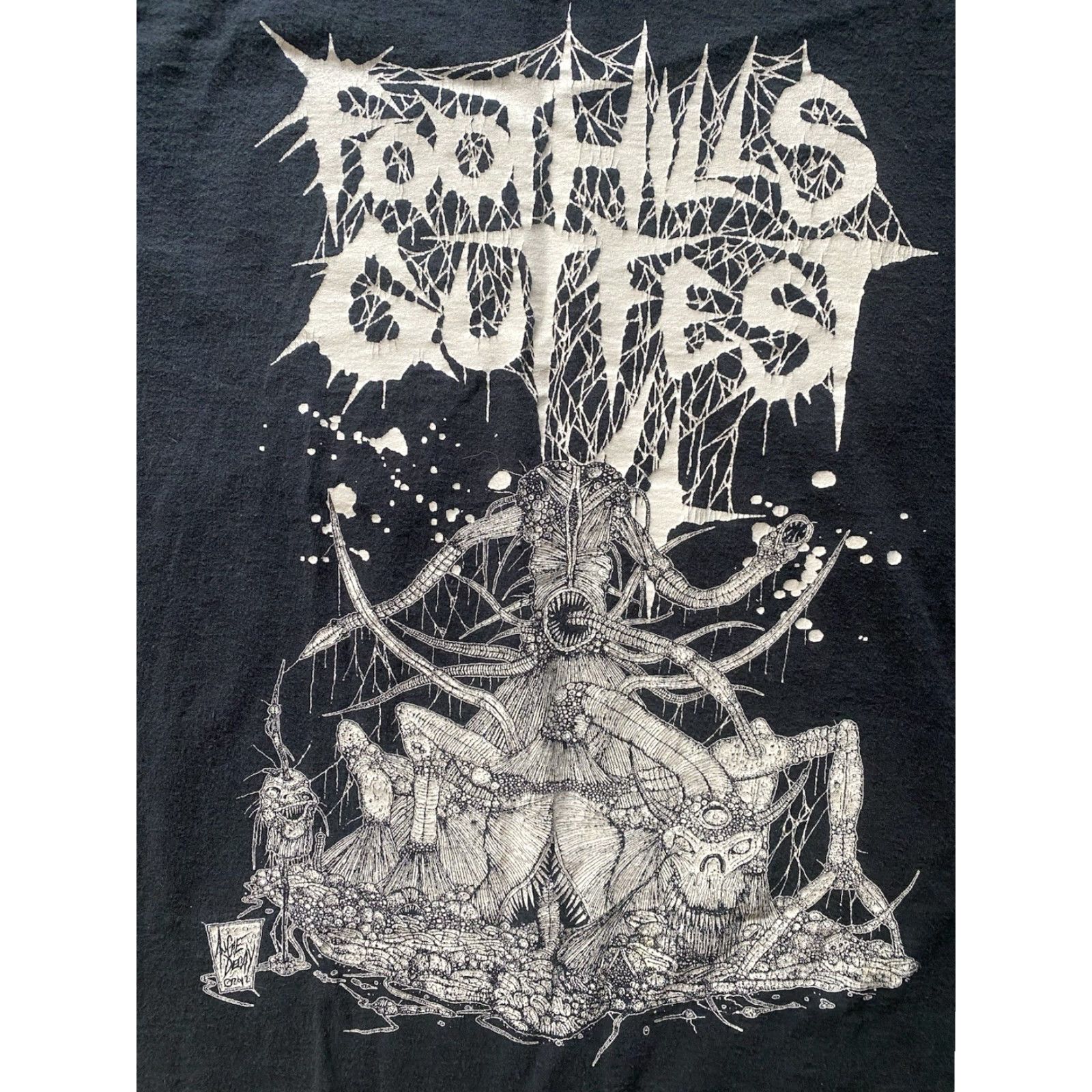 Fruit Of The Loom Foothills Gutfest Band Tour Graphic T Shirt Men's M Black 2010-2019 Music Rock Size US M / EU 48-50 / 2 - 6 Thumbnail