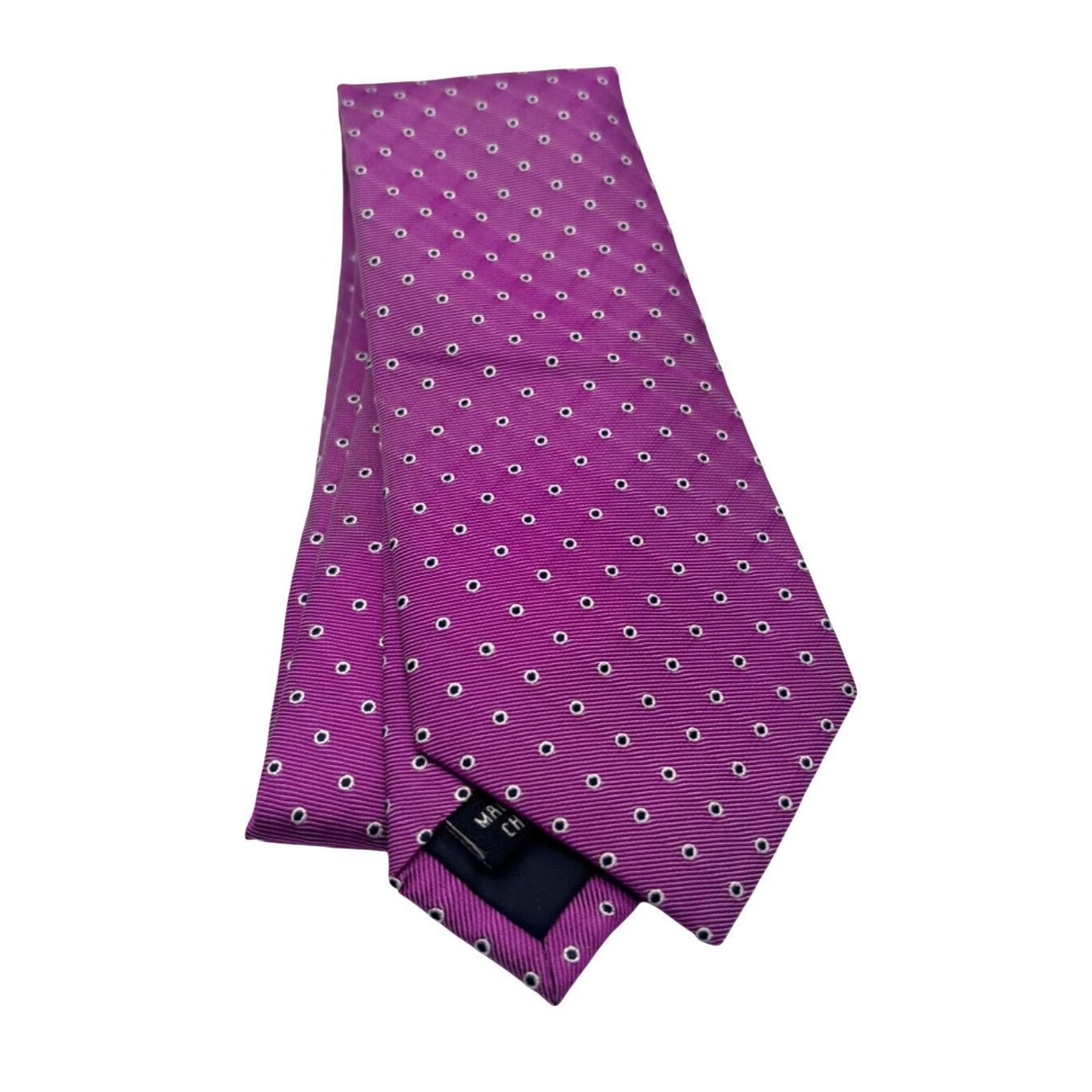 Perry Ellis Perry Ellis Portfolio Small Dot Men's Silk Necktie, Rose Vio Size ONE SIZE - 2 Thumbnail