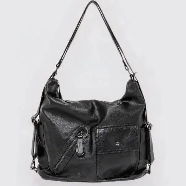 Japanese Brand Black Vintage Women Shoulder Bag Size ONE SIZE - 4 Thumbnail