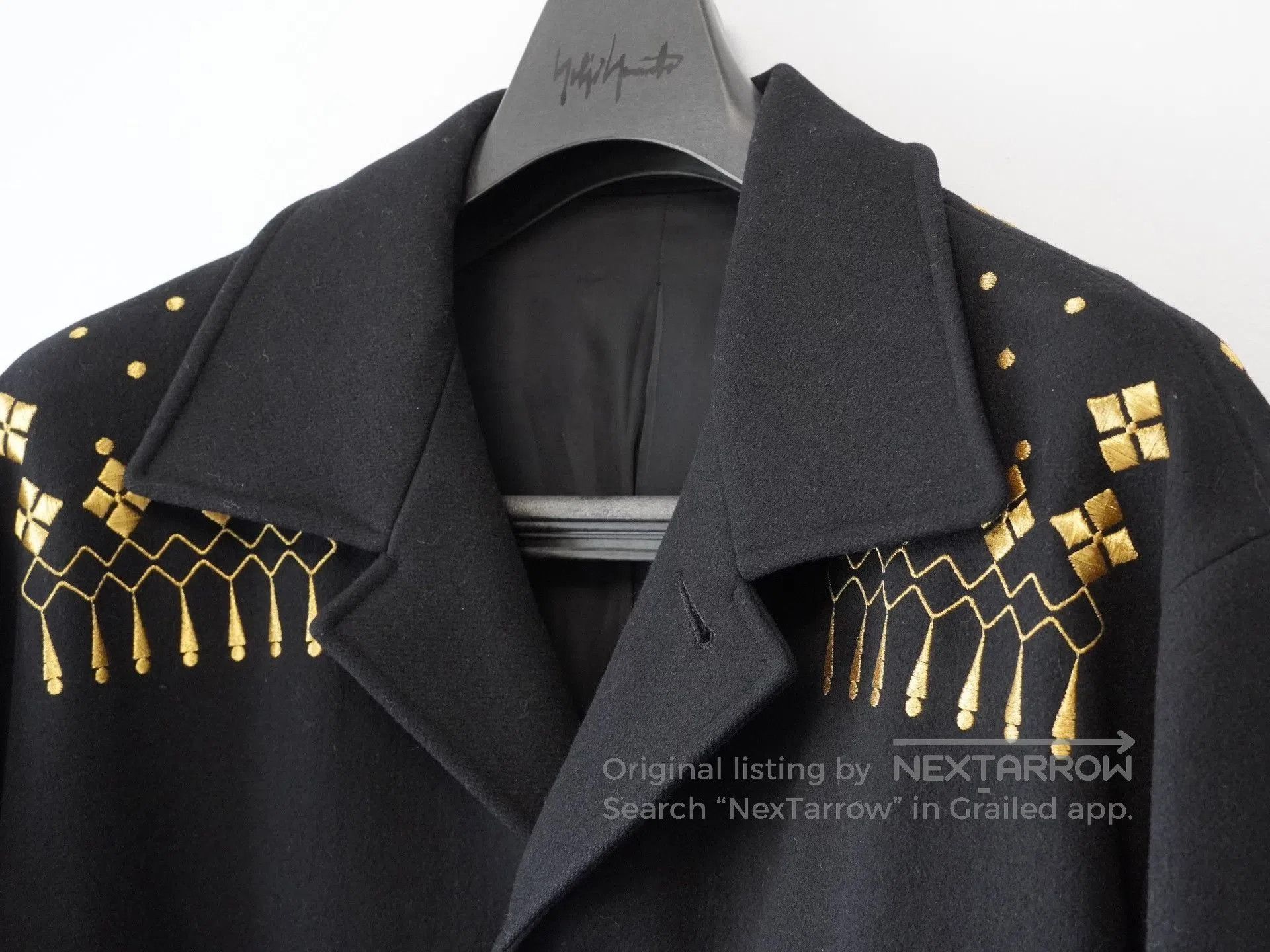 Yohji Yamamoto yohji yamamoto gold embroidered jacket. Size US M / EU 48-50 / 2 - 5 Thumbnail
