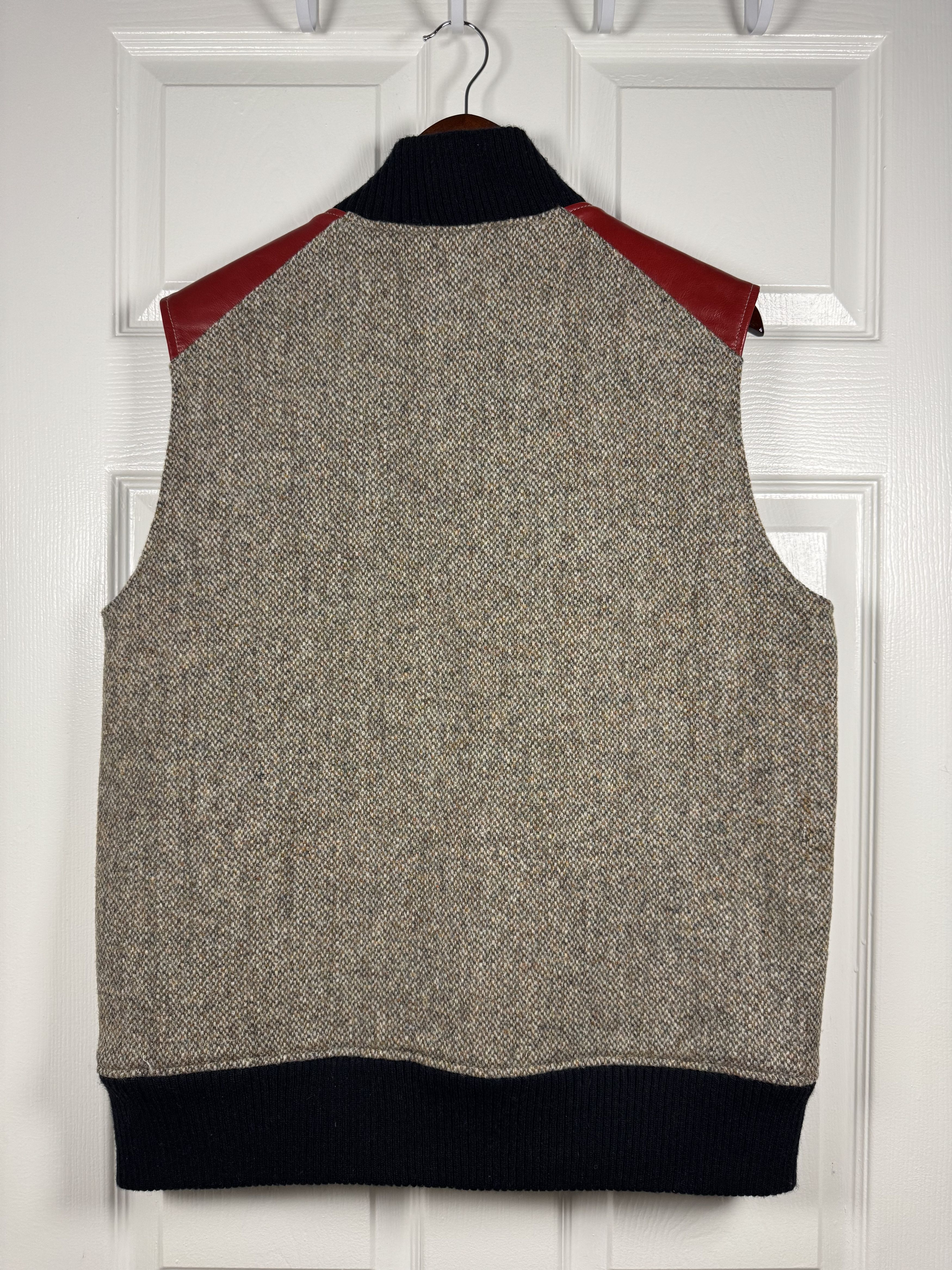 Golden Bear × Kith 2012 Harris Tweed Vest Brown Red Navy Size US L / EU 52-54 / 3 - 9 Thumbnail