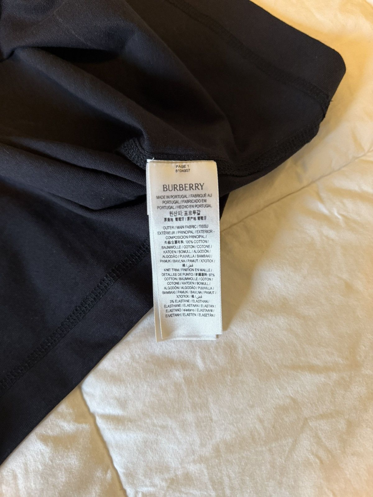 Burberry Burberry Striped cotton T-Shirt *New Season* (M) Size US M / EU 48-50 / 2 - 8 Thumbnail
