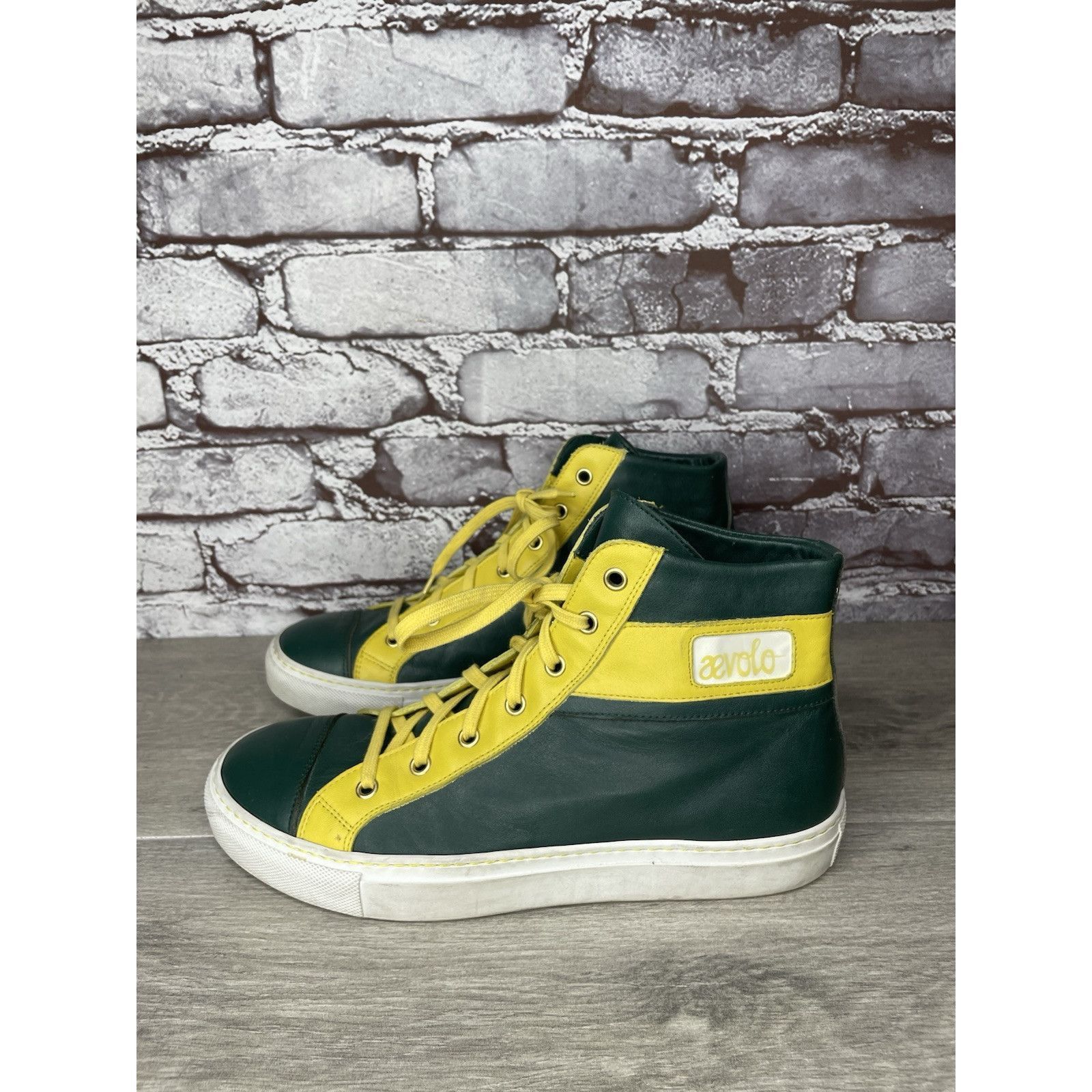 Renzo Cardoni RENZO DERBY Elijah John Yarra (PH) Aevolo Green Leather Yell Size US 10 / IT 40 - 18 Thumbnail