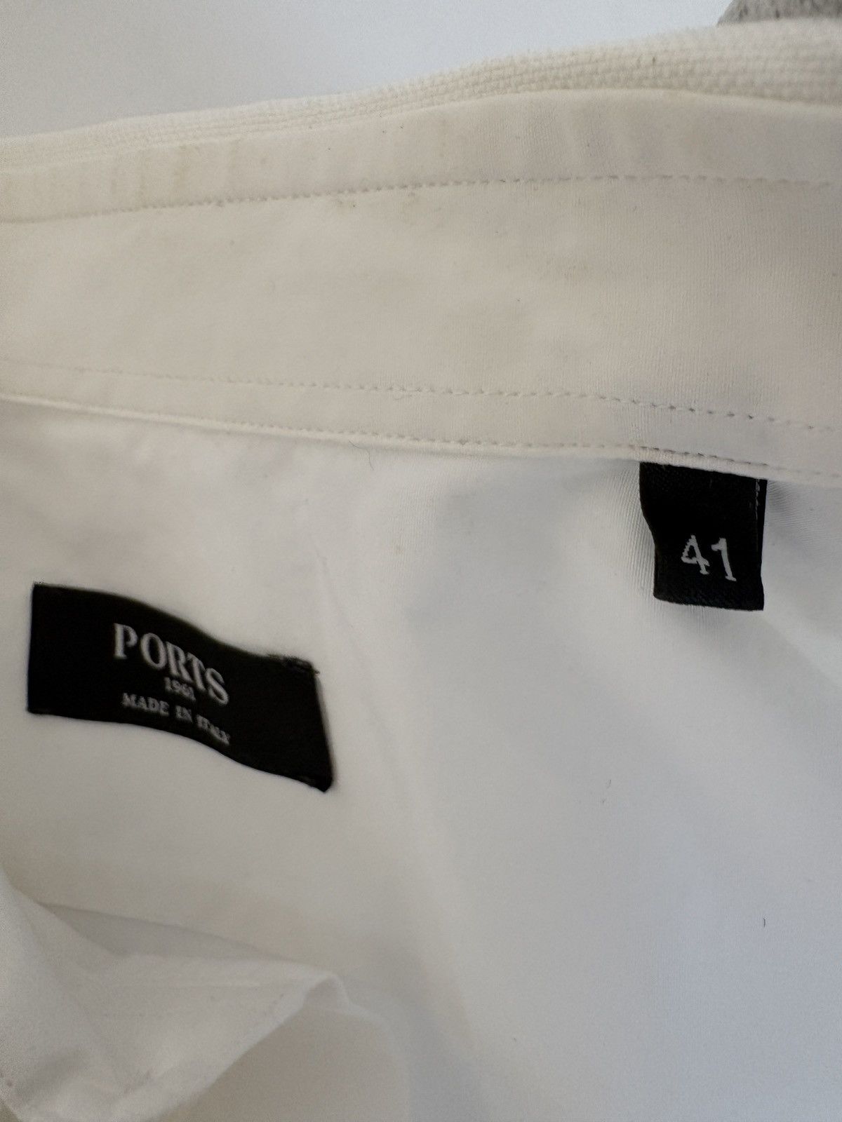 Ports 1961 White Button Up Shirt L/41 Size US L / EU 52-54 / 3 - 7 Thumbnail