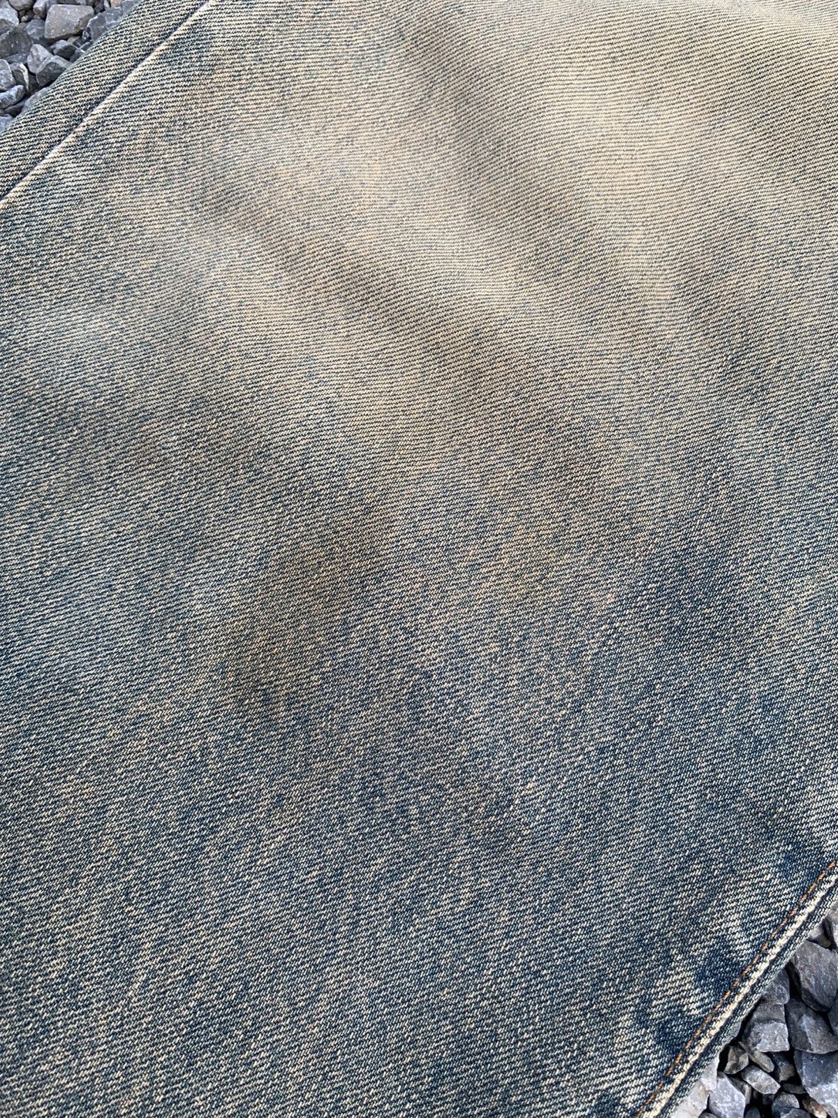 Kapital VINTAGE WRANGLER SELVEDGE BAGGY RUSTY DISTRESSED DENIM Size US 30 / EU 46 - 22 Thumbnail