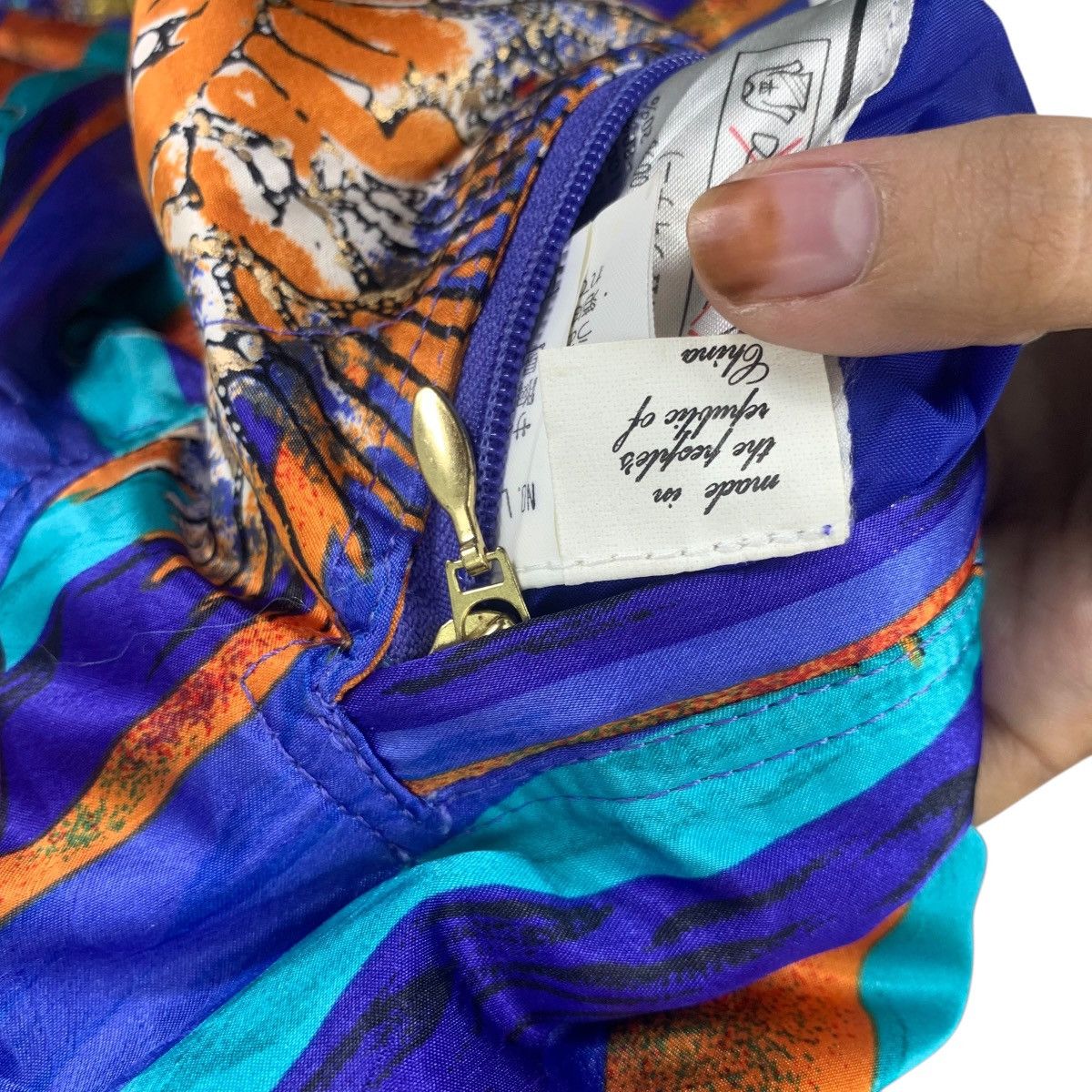 Vintage Vintage LAFONT ITALY SUNFLOWER Reversible Jacket Ski Size XXL / US 16-18 / IT 52-54 - 9 Thumbnail