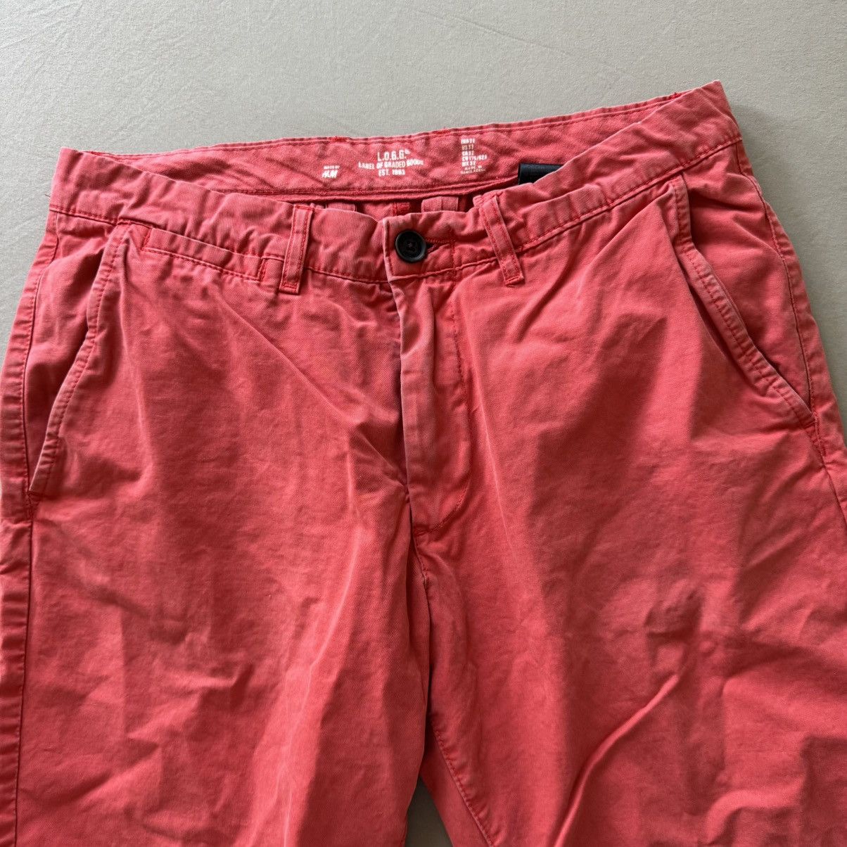H&M H&M L.O.G.G. Chino Shorts Size US 32 / EU 48 - 3 Thumbnail