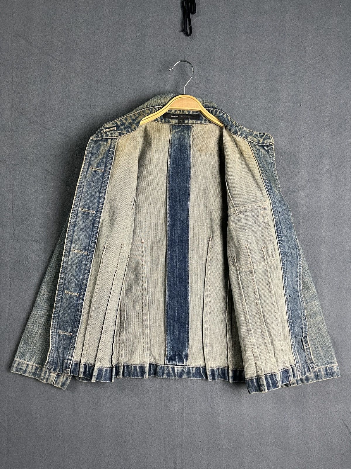 Marc Jacobs Marc Jacobs Denim Trucker Jacket Size S / US 4 / IT 40 - 7 Thumbnail
