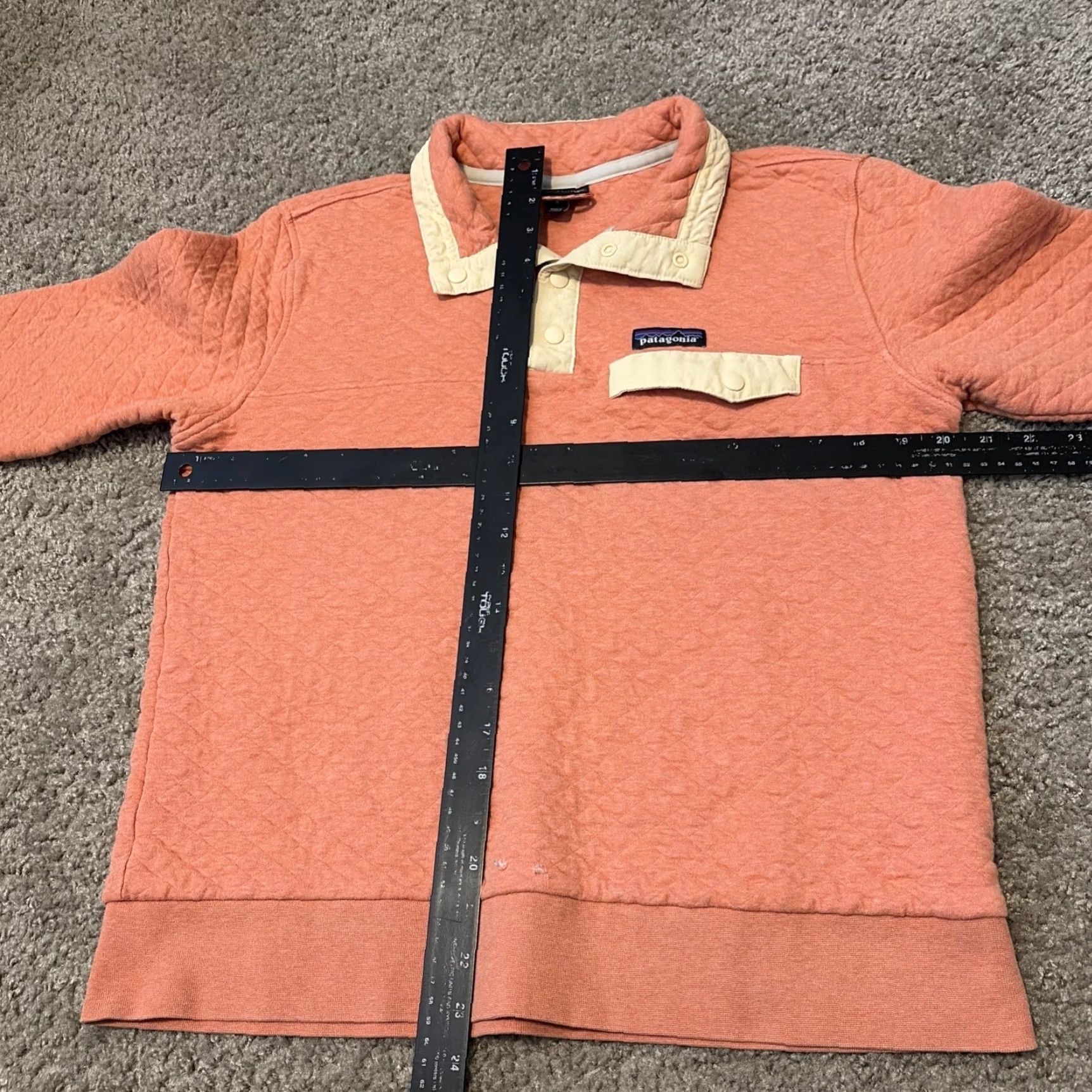 Patagonia Patagonia Quilt Snap-T Pullover Women Pink M Organic Cotton Quilted Sweater Size M / US 6-8 / IT 42-44 - 8 Thumbnail