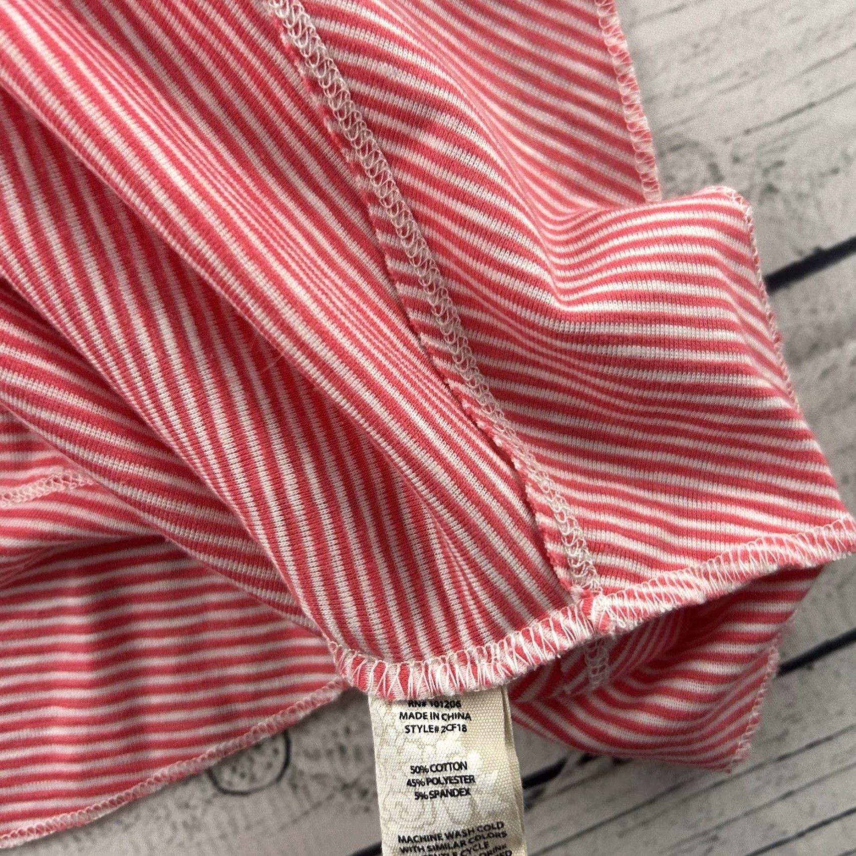 Soft Surroundings Soft Surroundings Striped Long Sleeve Blouse Ruffle Pink Women's M Shirt Limited Pink Striped Blouse Womens M Size M / US 6-8 / IT 42-44 - 5 Thumbnail