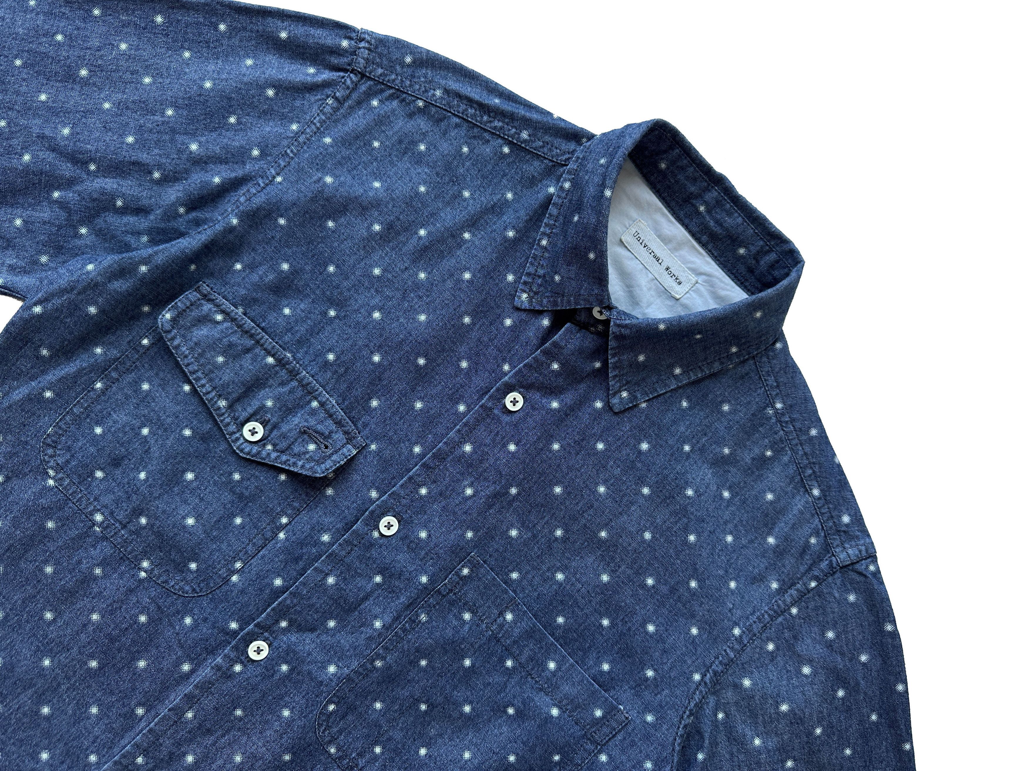 Universal Works Universal Works polka dot blue shirt Size US S / EU 44-46 / 1 - 2 Thumbnail