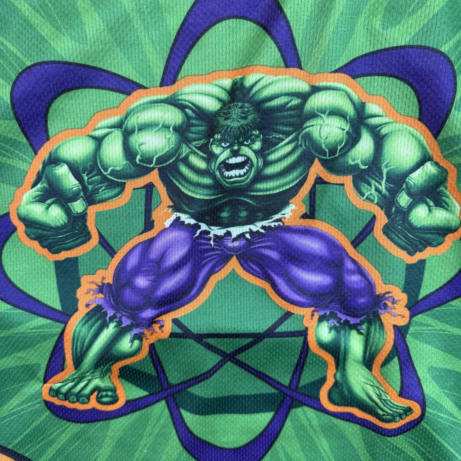 Marvel Comics Y2K Marvel Incredible Hulk jersey shirt medium Size US M / EU 48-50 / 2 - 3 Thumbnail