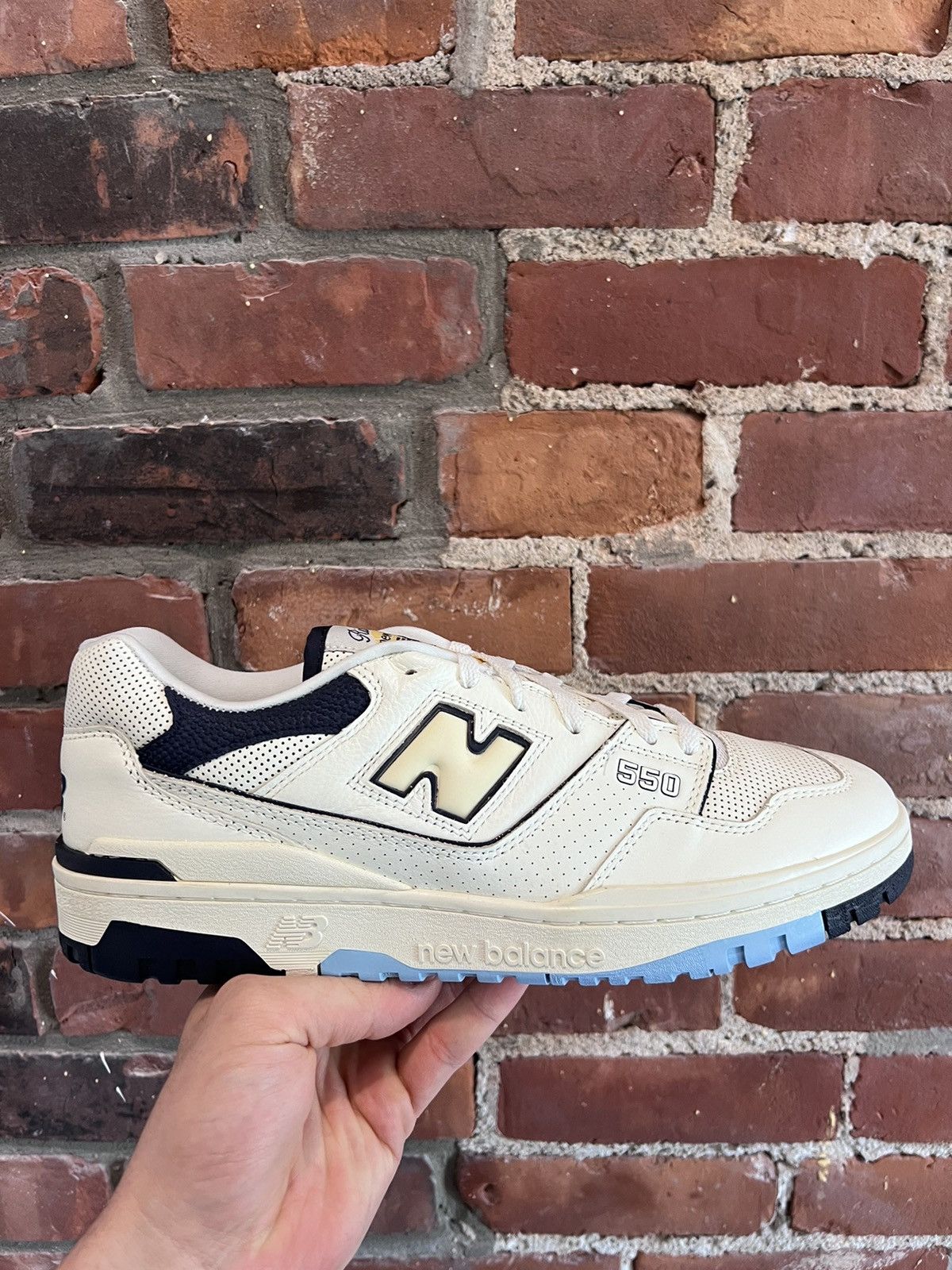 Rich Paul x 550 White Navy