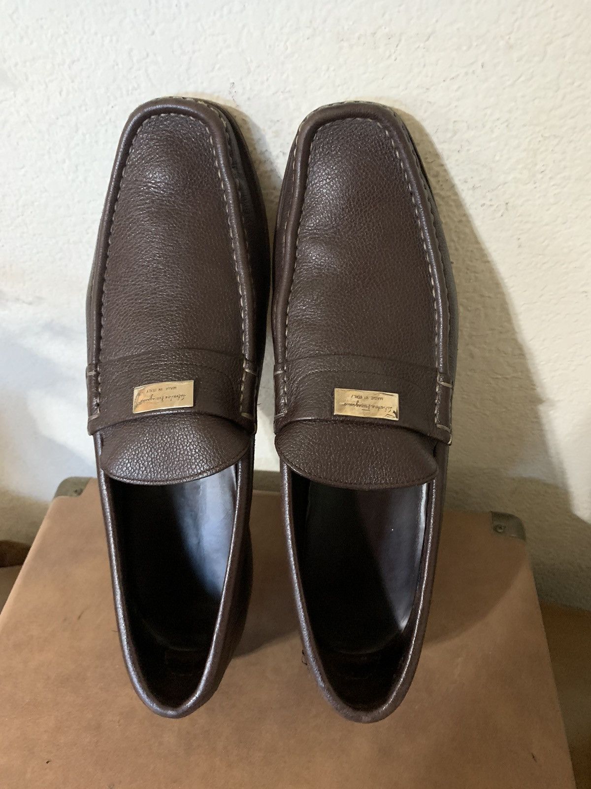 Salvatore Ferragamo Sardegna Loafers Size US 10 / EU 43 - 10 Thumbnail