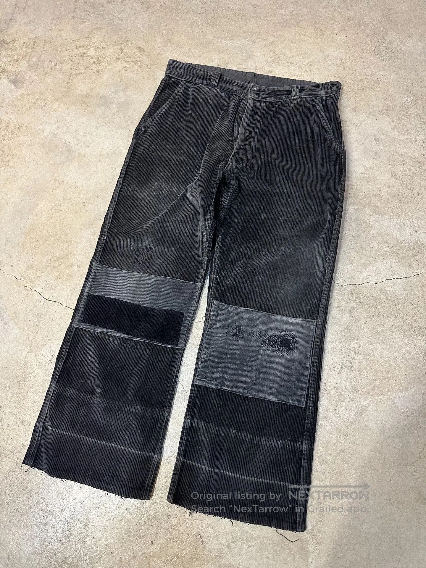 Vintage Vintage 50s French Workwear Corduroy Pants. Size US 31 - 1 Thumbnail