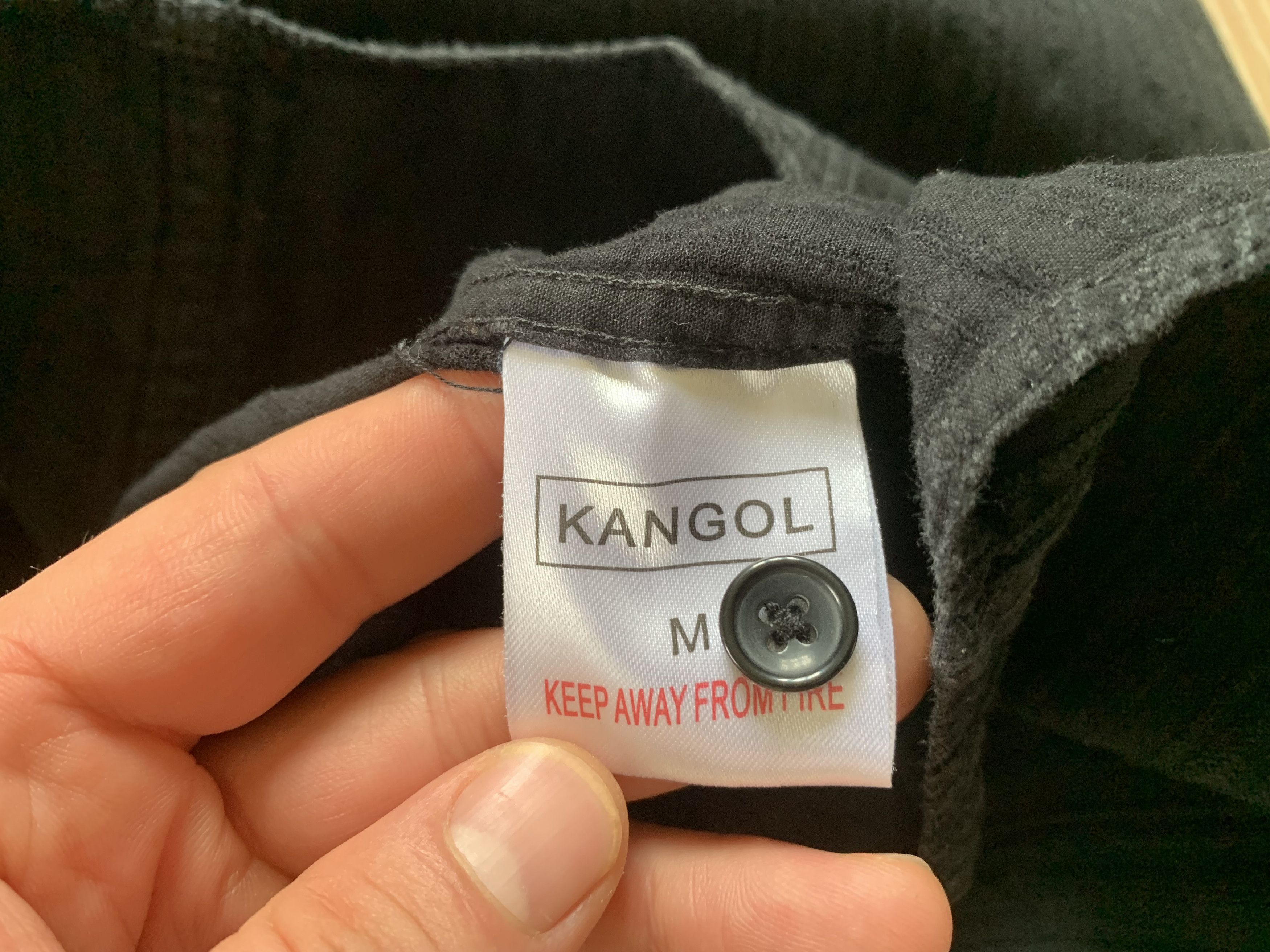 Kangol × Vintage Kangol Black Long Sleeve Button Up Shirt Size US M / EU 48-50 / 2 - 7 Thumbnail
