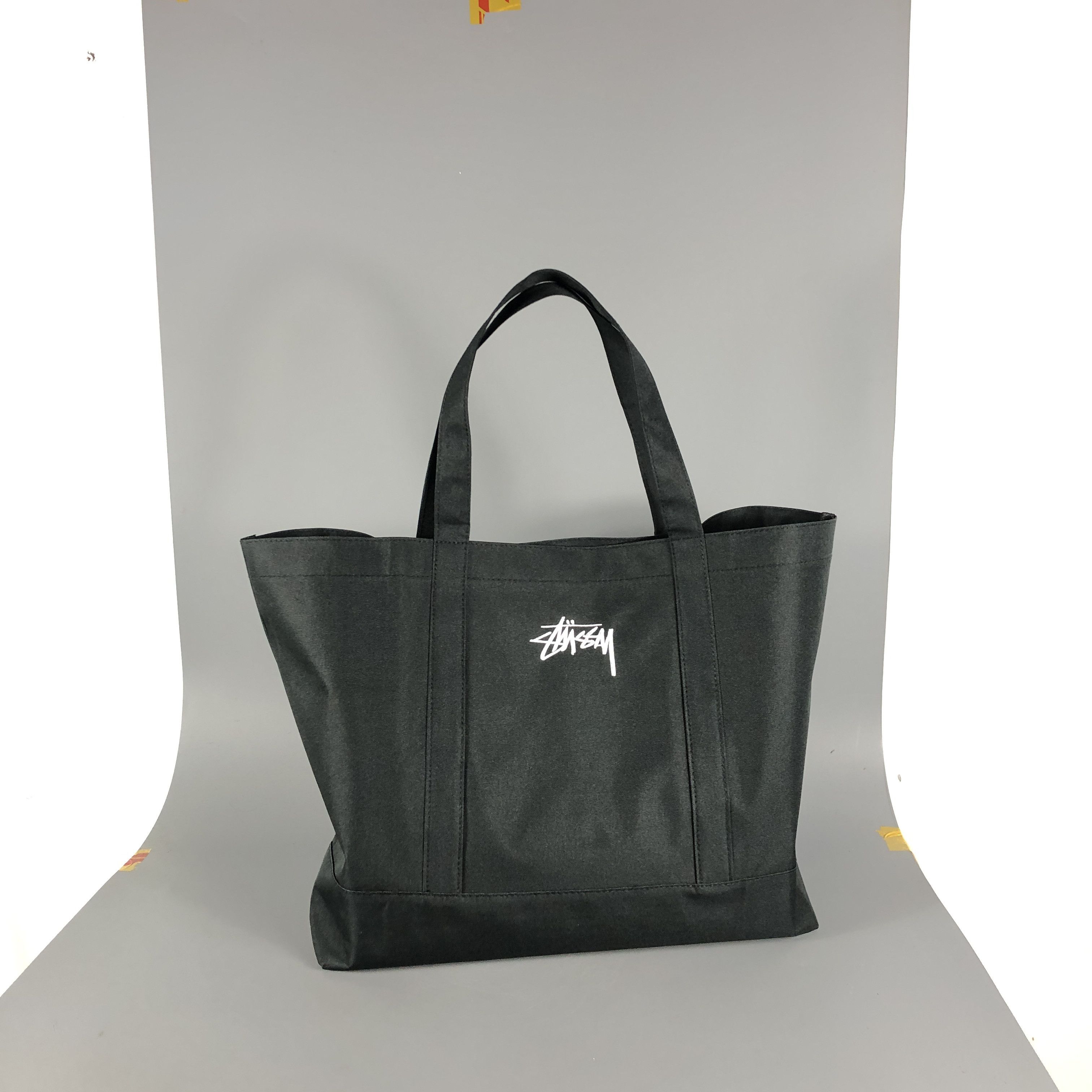 Stussy Bag Stock Tote Bag Oversized with Logo Embroidery