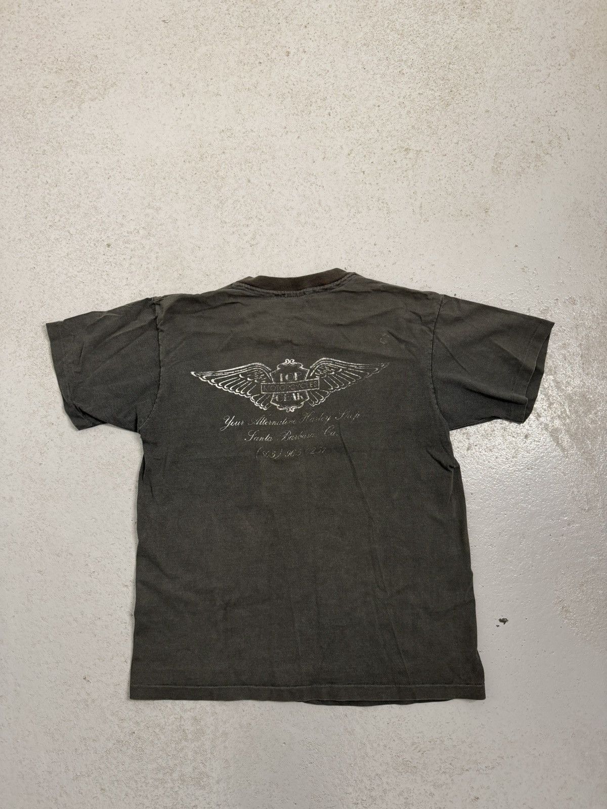 Harley Davidson Vintage 1987 Anvil Harley-Davidson Born In The USA T-Shirt Size US L / EU 52-54 / 3 - 2 Thumbnail