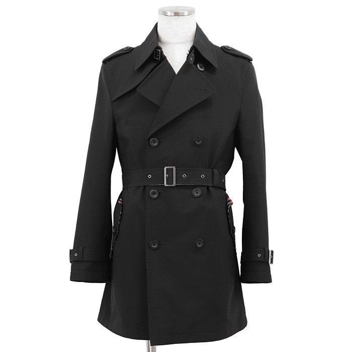 Burberry Burberry Burberry Black Label Polyester Trench Coat Textile Outerwear DUTY FREE for USA Size ONE SIZE - 1 Thumbnail