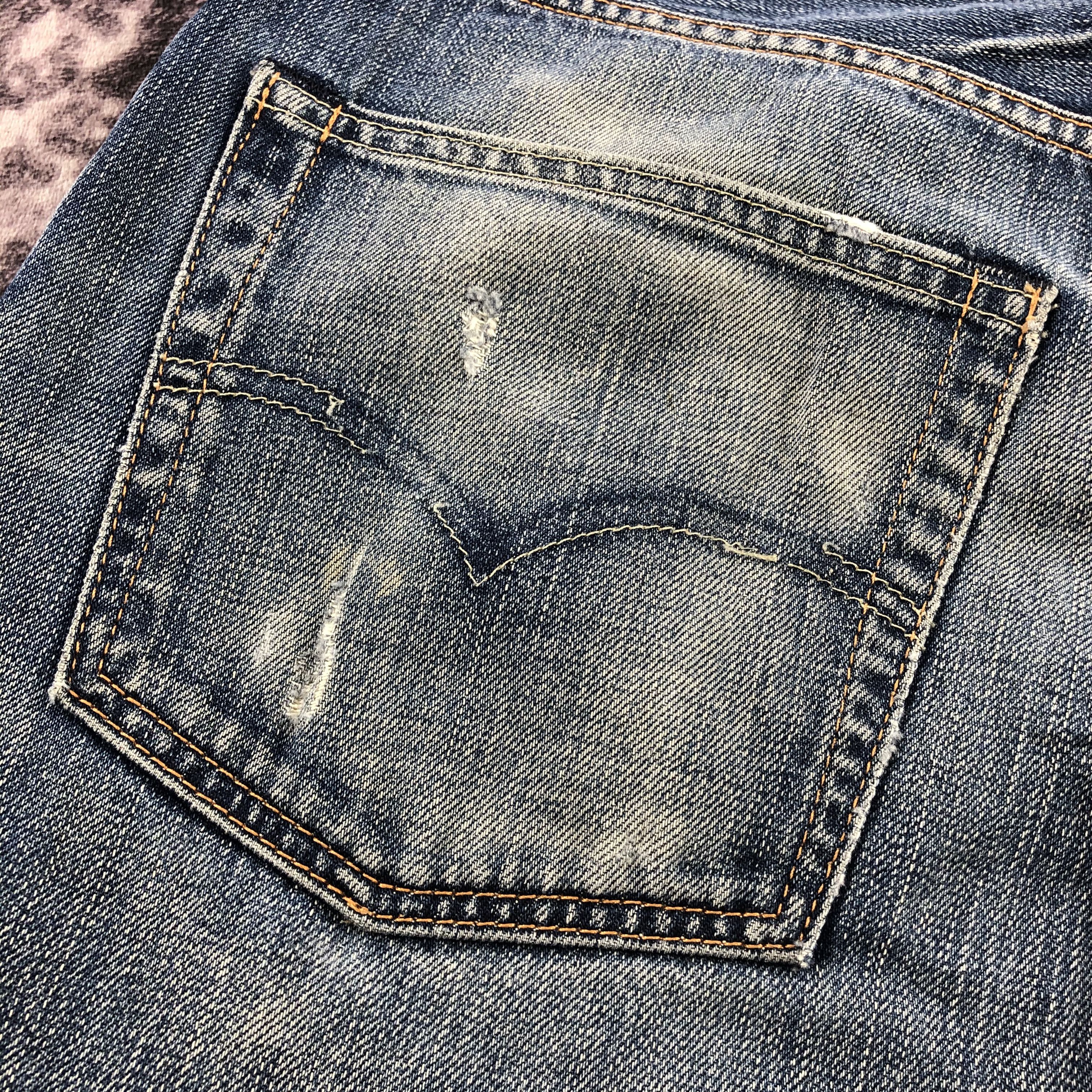 Levi's × Levi's Vintage Clothing × Vintage Vintage Ripped Levis 502 Jeans-JM2711 Size US 32 / EU 48 - 7 Thumbnail