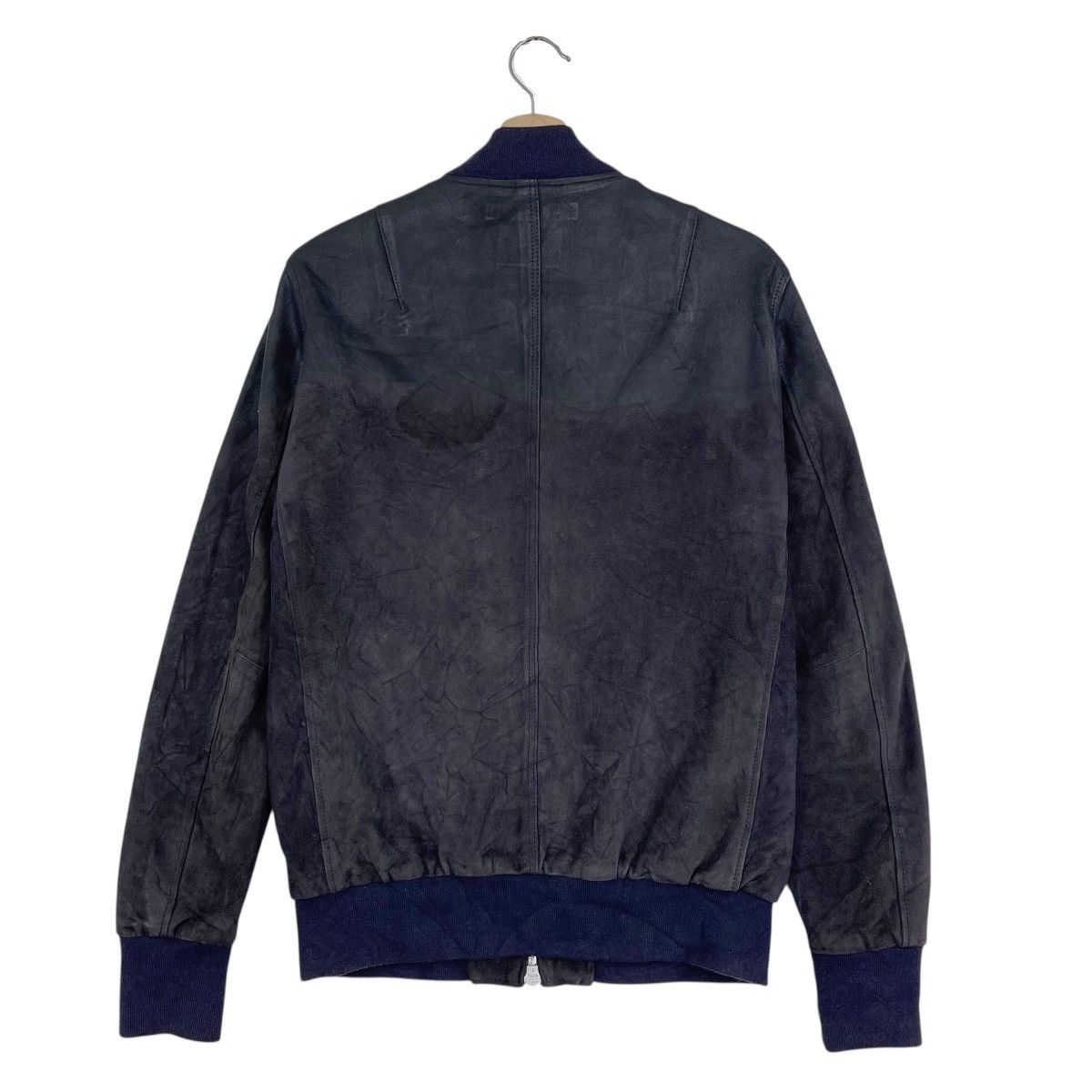 Katharine Hamnett London Suede Leather Gradient Jacket Size US M / EU 48-50 / 2 - 6 Thumbnail