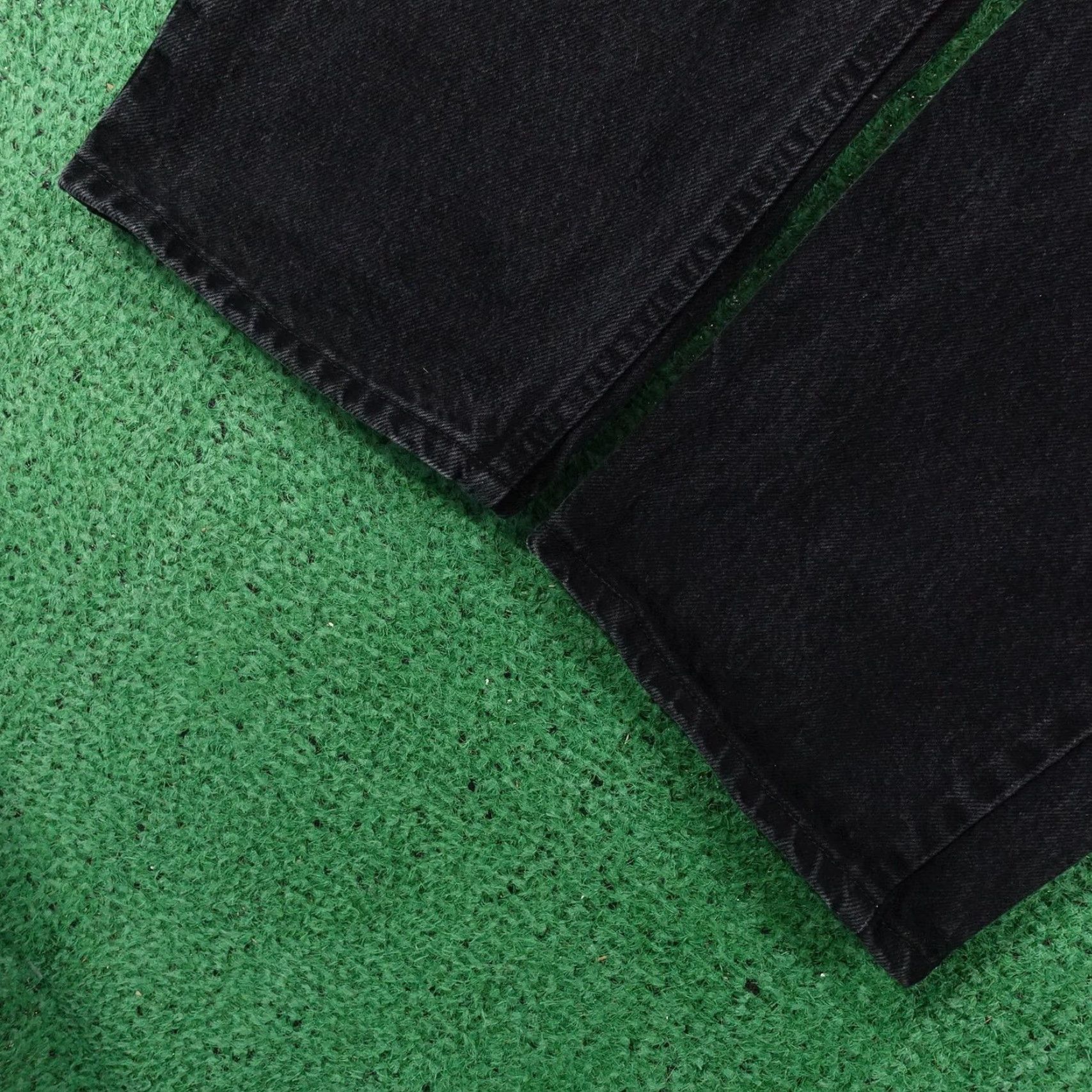 Wrangler VINTAGE Wrangler Jeans Mens 40x30 Black Straight Leg Authentic 97601CB Denim Size US 40 / EU 56 - 3 Thumbnail