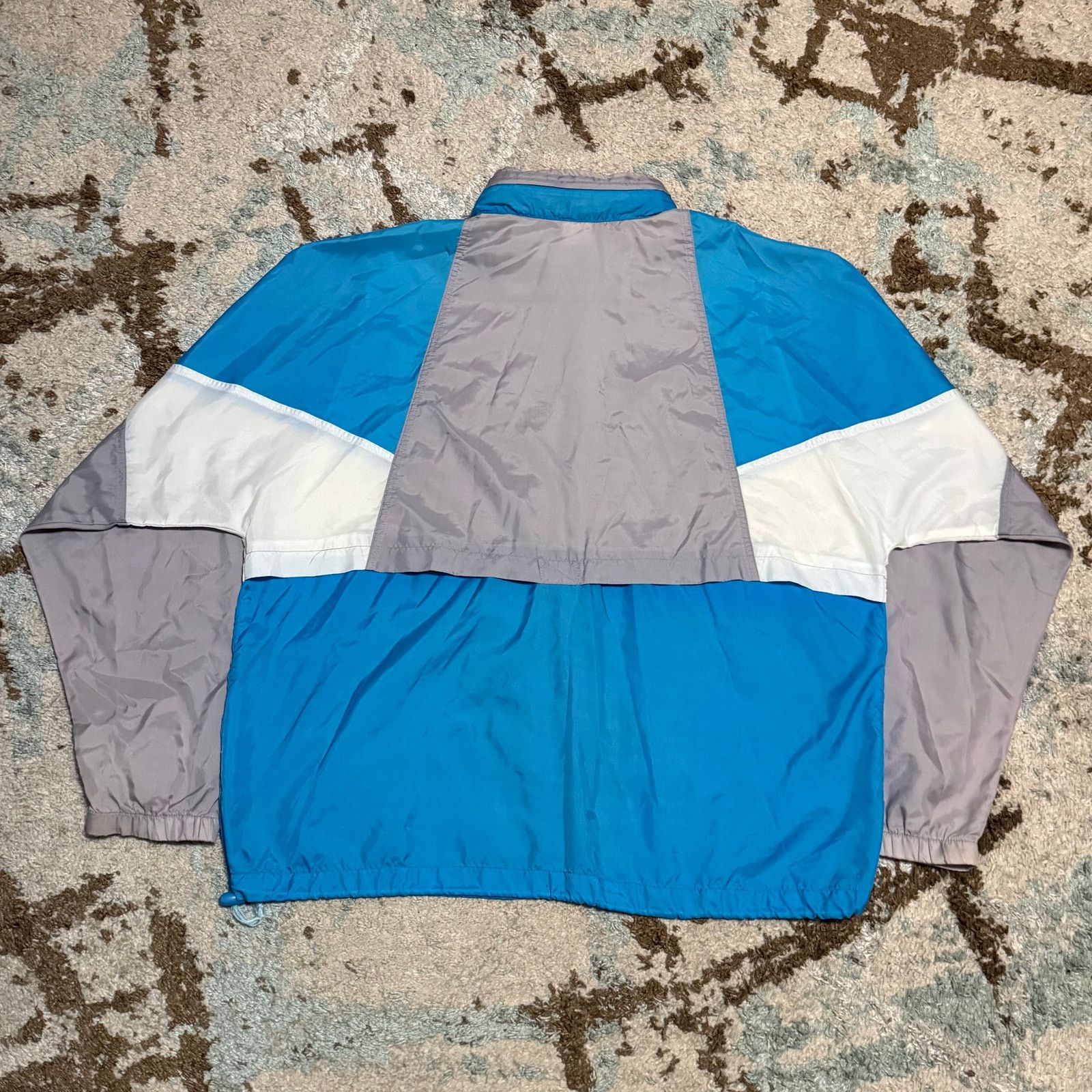 Nike Vintage 90s Nike Windbreaker Track Jacket XL Hidden Hood Size US XL / EU 56 / 4 - 2 Thumbnail