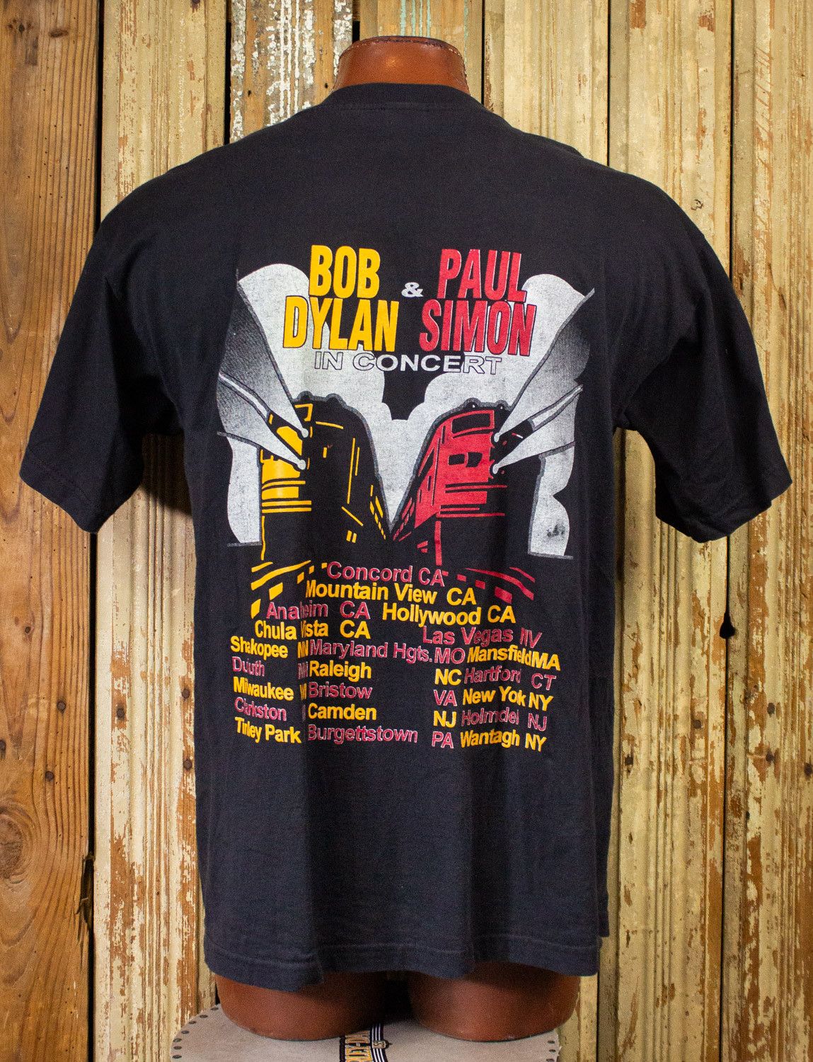 Band Tees × Vintage Vintage Bob Dylan & Paul Simon Concert T Shirt 1999 Size US XL / EU 56 / 4 - 2 Thumbnail