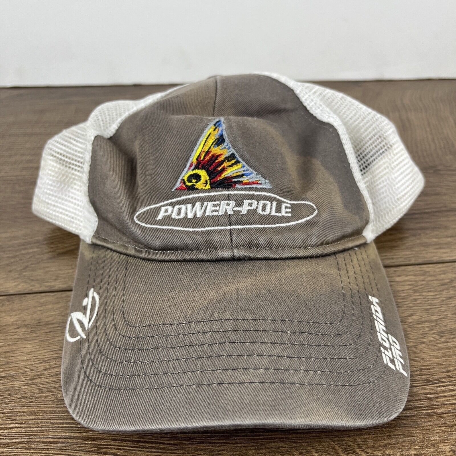 Other Power Pole Hat Florida Pro Gray Hat Adjustable Adult Size Ha Size ONE SIZE - 5 Thumbnail