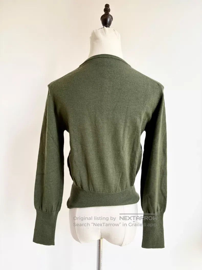 Vivienne Westwood Vivienne Westwood Olive Green Saturn Knit Top with Buttons Size M / US 6-8 / IT 42-44 - 5 Thumbnail