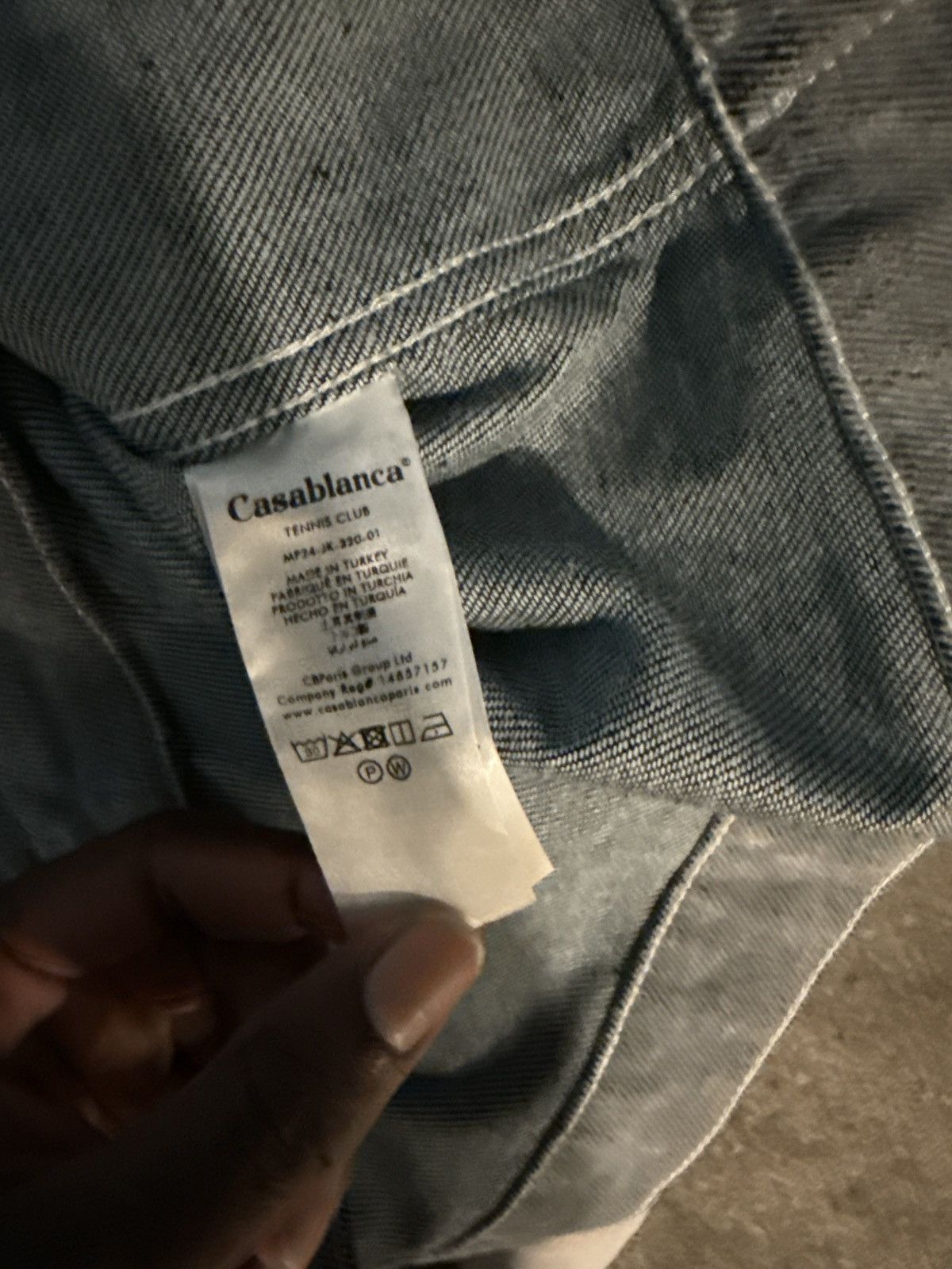 Casablanca Casablanca Peach texture denim jacket / Pants Size US XXL / EU 58 / 5 - 8 Thumbnail