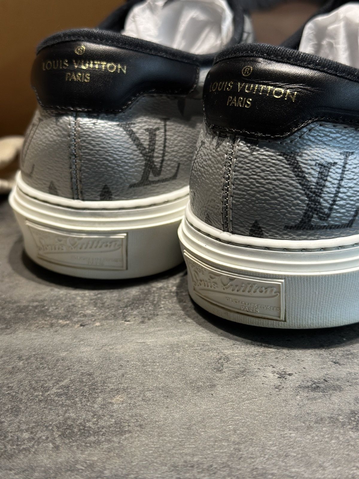 Louis Vuitton Louis Vuitton Monogram Mens Trocadero Sneakers Size US 8.5 / EU 41-42 - 10 Thumbnail