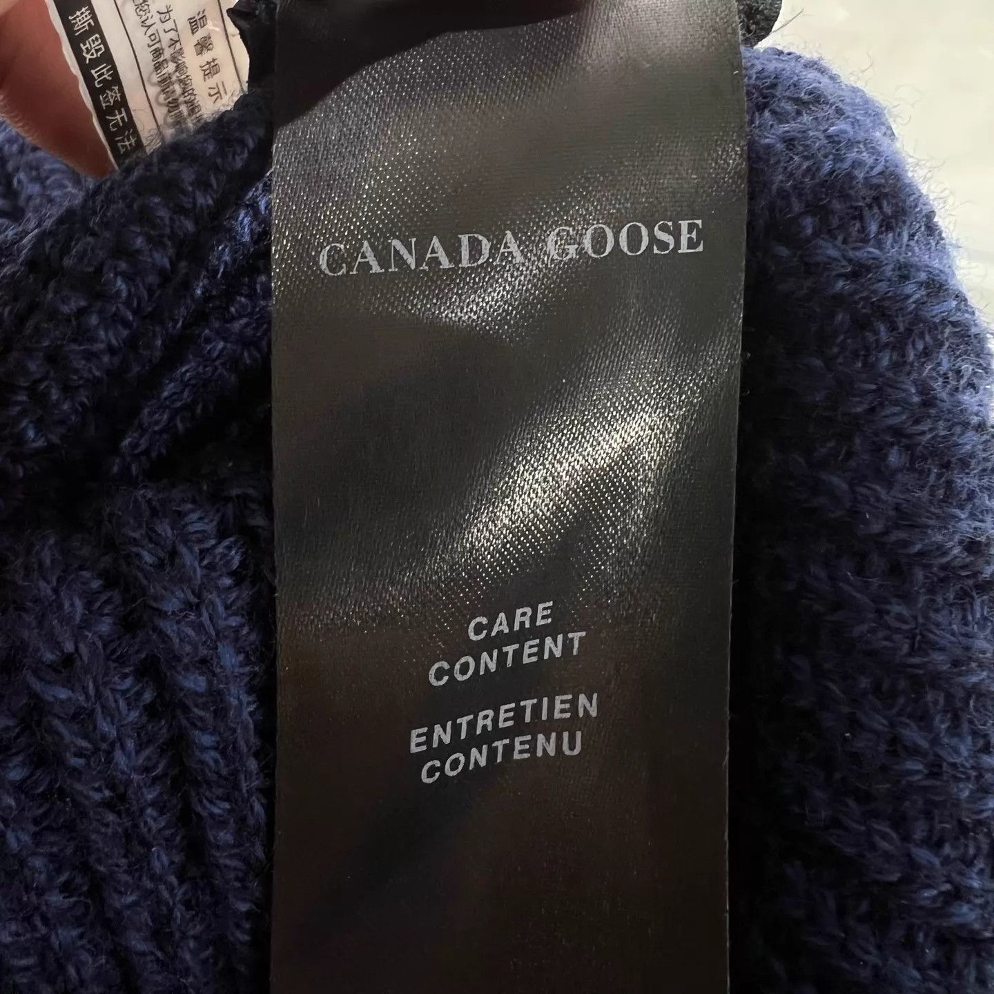 Canada Goose Canada Goose blue wool beanie new XI5000353 Size ONE SIZE - 5 Thumbnail