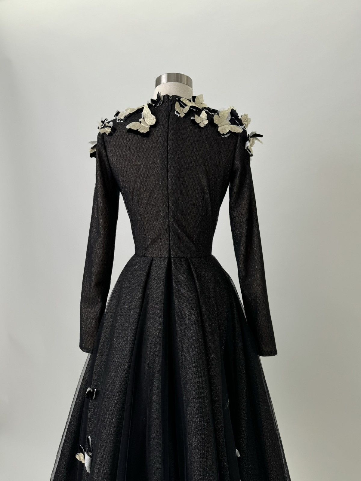 Other Preloved US 6 Black Anna Augusta Maxi Evening Dress Size M / US 6-8 / IT 42-44 - 8 Thumbnail