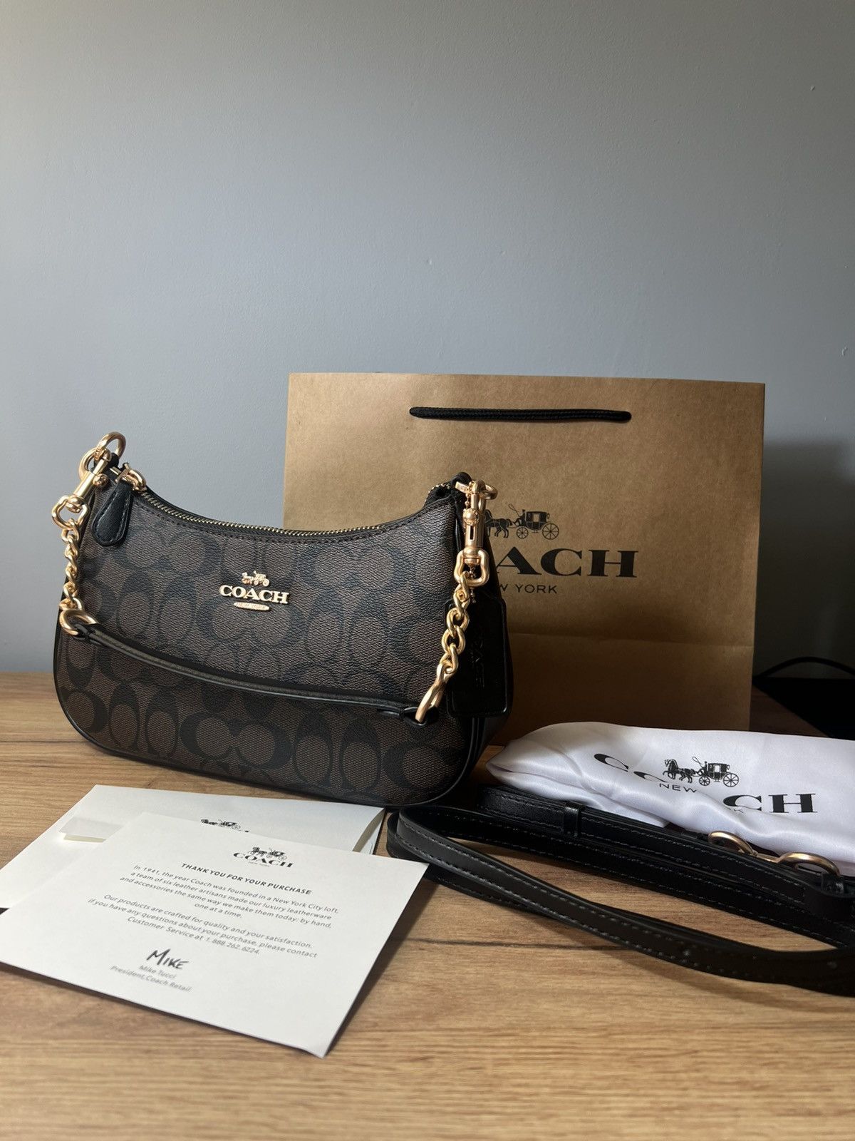 Coach Coach Teri 21 brown black CA548 Size ONE SIZE - 1 Thumbnail