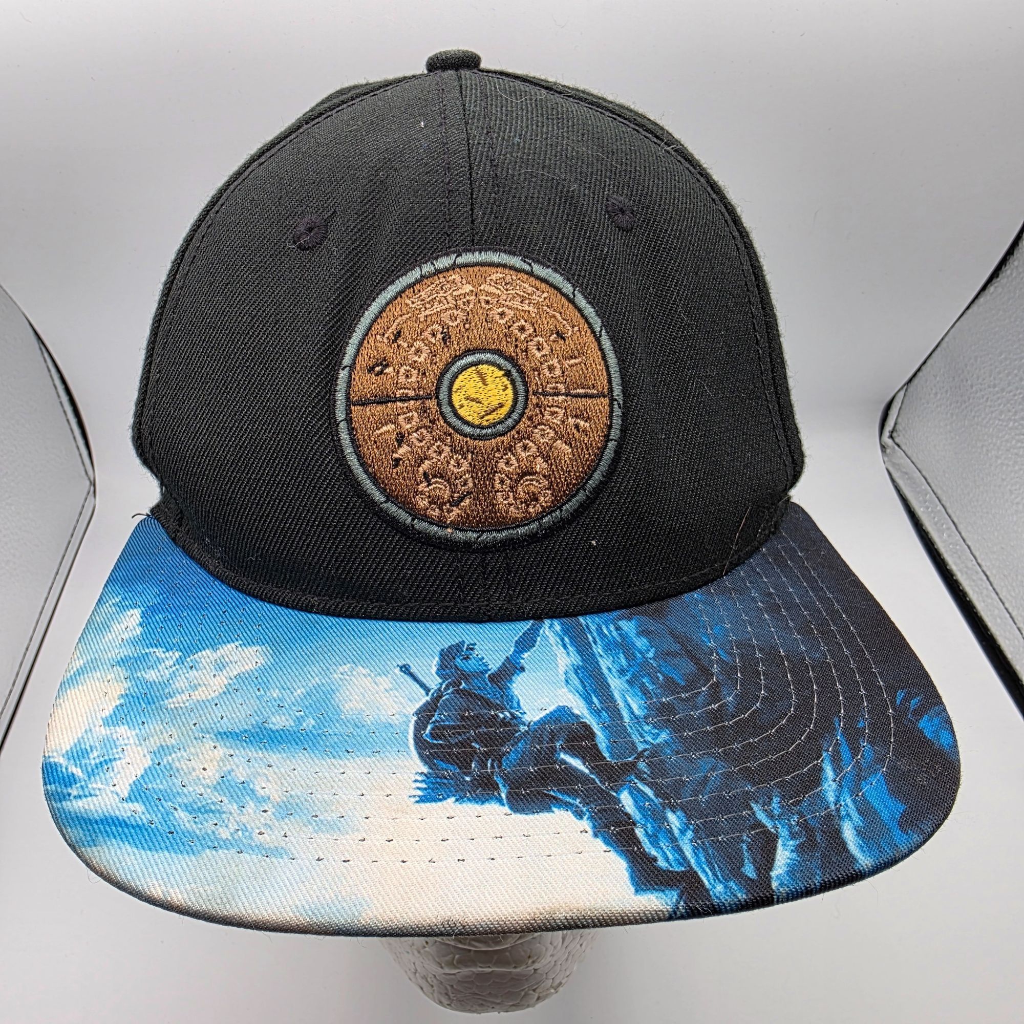 Nintendo Nintendo Zelda Breath Of The Wild Black Snapback Hat Video G Size ONE SIZE - 1 Thumbnail