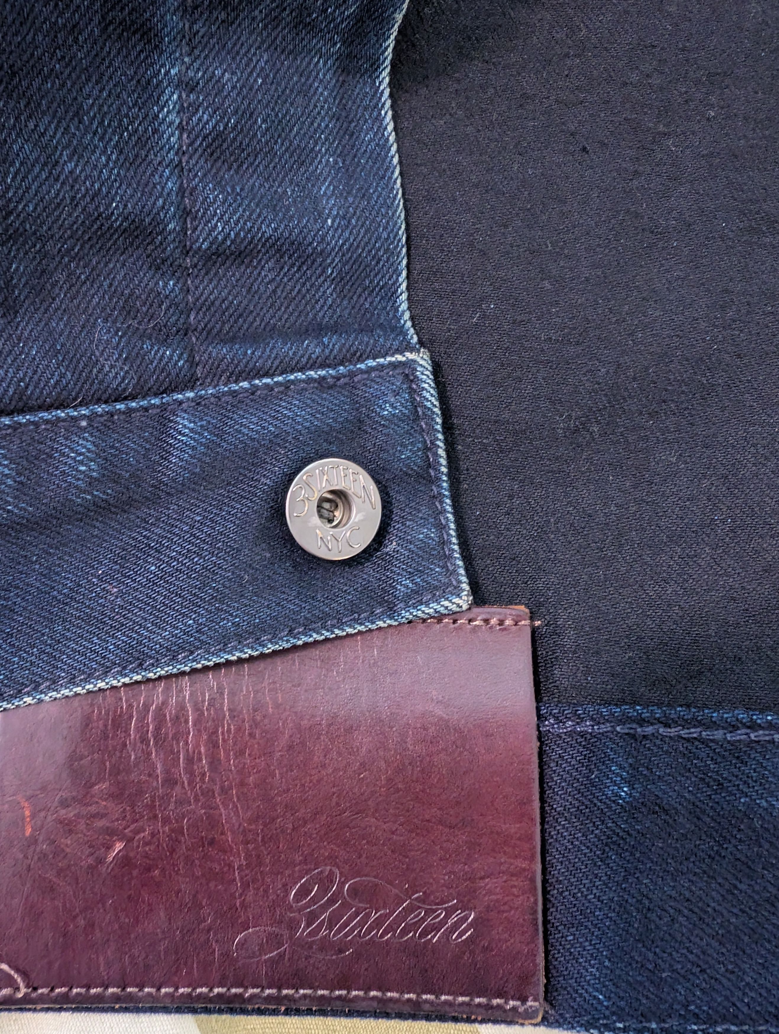 3sixteen Type 3s Shadow Selvedge Denim Jacket Size US M / EU 48-50 / 2 - 5 Thumbnail