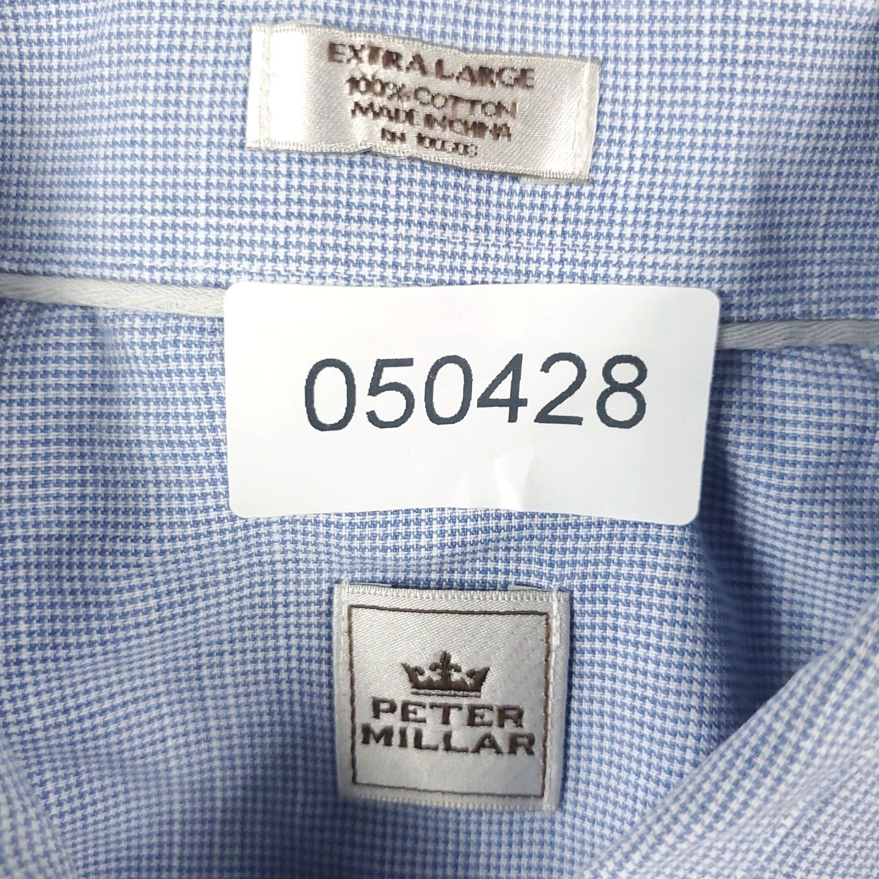 Peter Millar Peter Millar Shirt Mens XL Blue Button Up Long Sleeve Casual Business Formal Size US XL / EU 56 / 4 - 6 Thumbnail