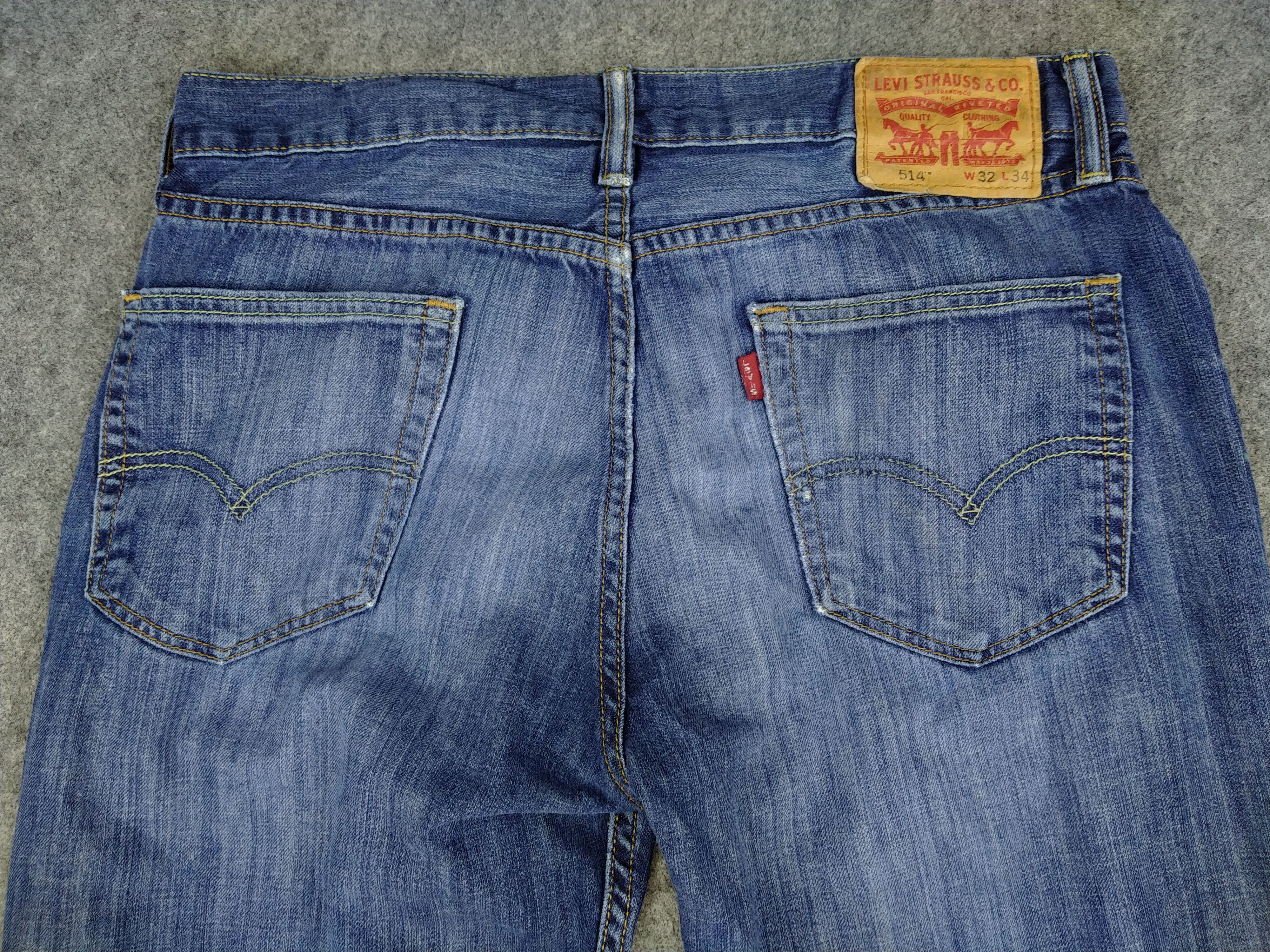 Levi's Levi's 514 Distressed Denim 33x33 -JN554 Size US 33 - 4 Thumbnail