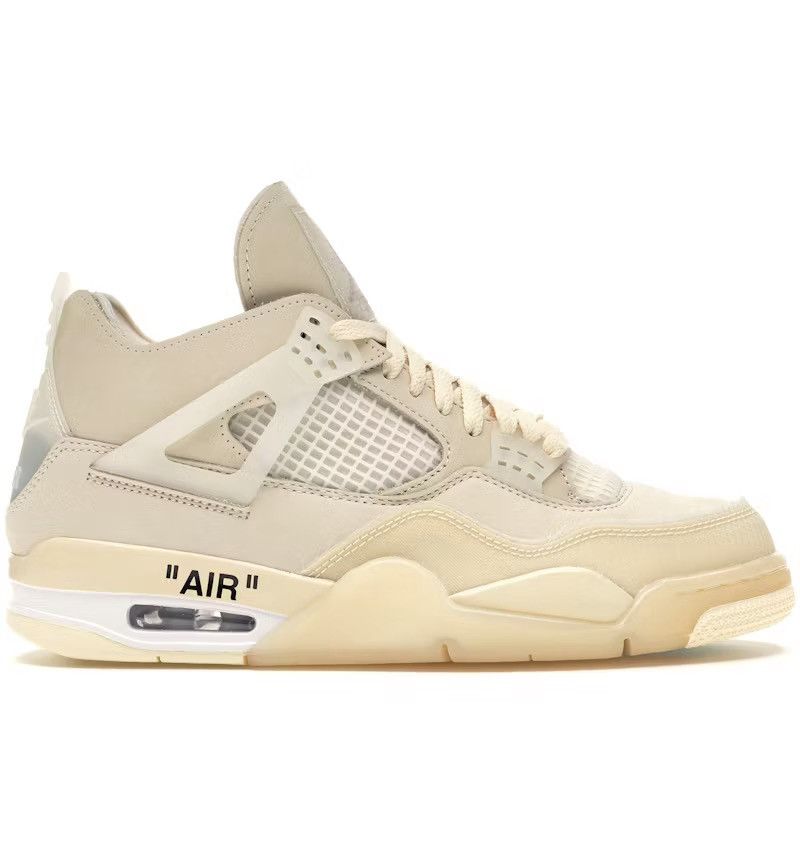 Jordan Brand × Off-White Off-White Air Jordan 4 Retro SP "Sail" Size US 13 / EU 46 - 2 Thumbnail