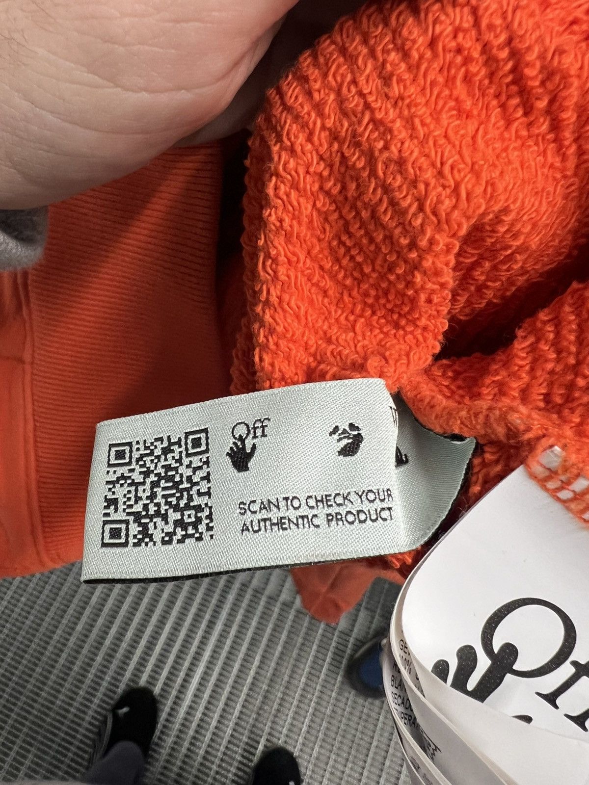 Off-White Off white orange hoodie Size US XS / EU 42 / 0 - 5 Thumbnail