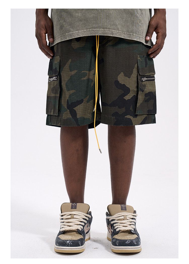 Japanese Brand × Vintage Denim Shorts Large Pocket Camouflage Workwear Size US 31 - 1 Thumbnail