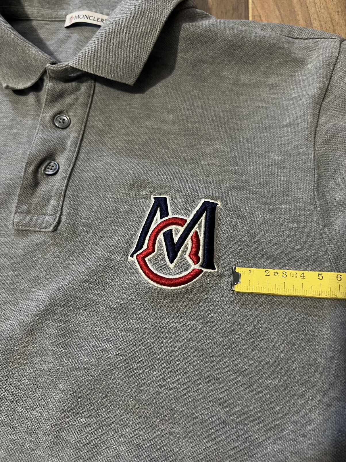 Moncler Moncler Polo Rare Logo Manica Corta Size US M / EU 48-50 / 2 - 8 Thumbnail