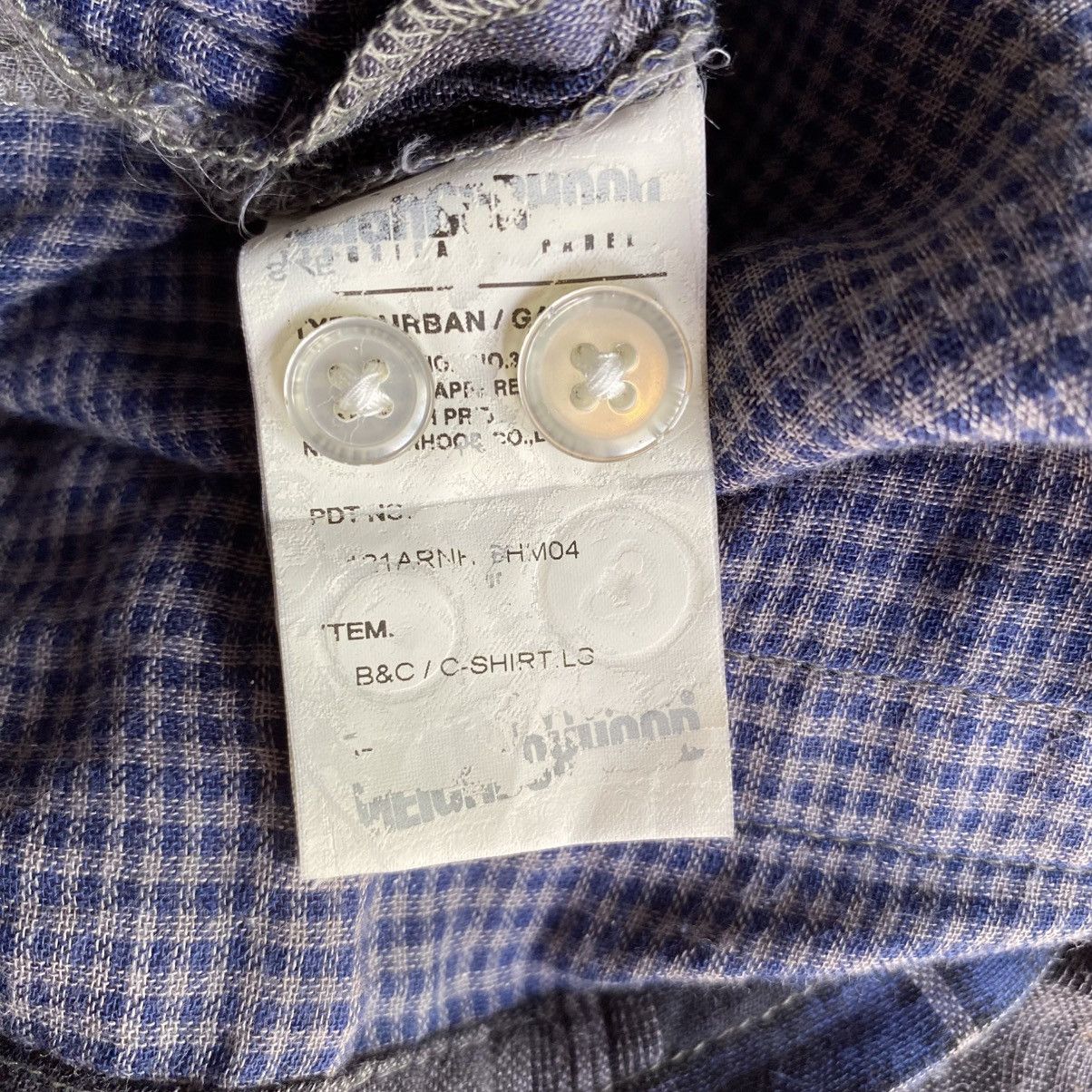 Neighborhood Neighborhood MEDIUM-REGULAR Navy Plaid Flannel Shirt Size US M / EU 48-50 / 2 - 17 Thumbnail