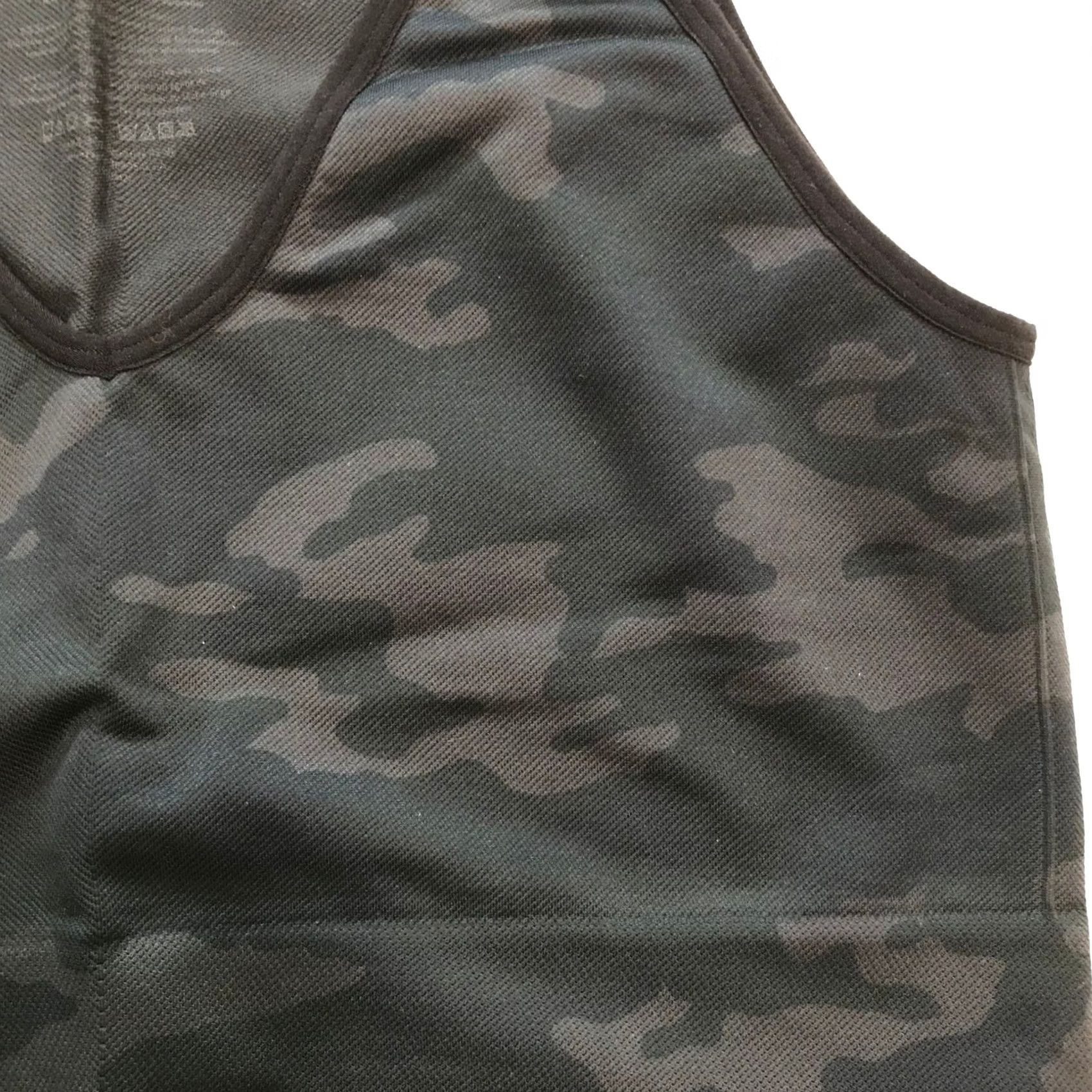 Spanx Spanx Camouflage Seamless Crop Tank Top M/M Black Grey Activewear Size M / US 6-8 / IT 42-44 - 2 Thumbnail