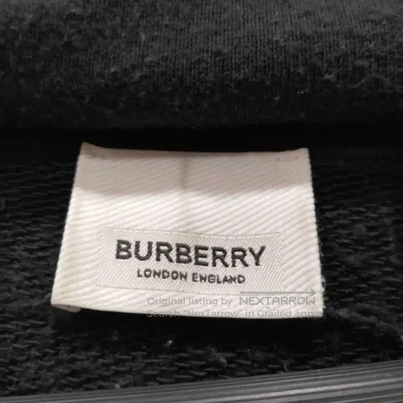 Burberry Burberry Black Cotton Men's Long Sleeve Hoodie. Size US XL / EU 56 / 4 - 4 Thumbnail
