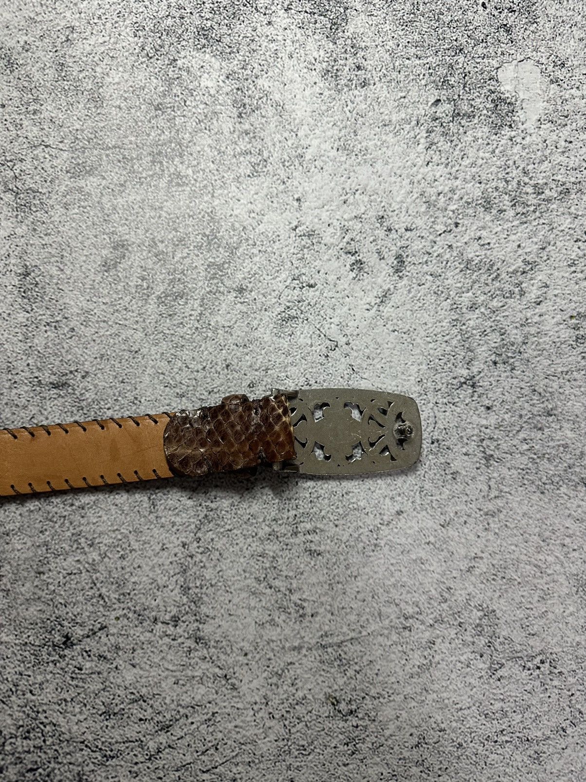 Other Reptile’s House Python Leather Belt Made in Italy Size ONE SIZE - 11 Thumbnail