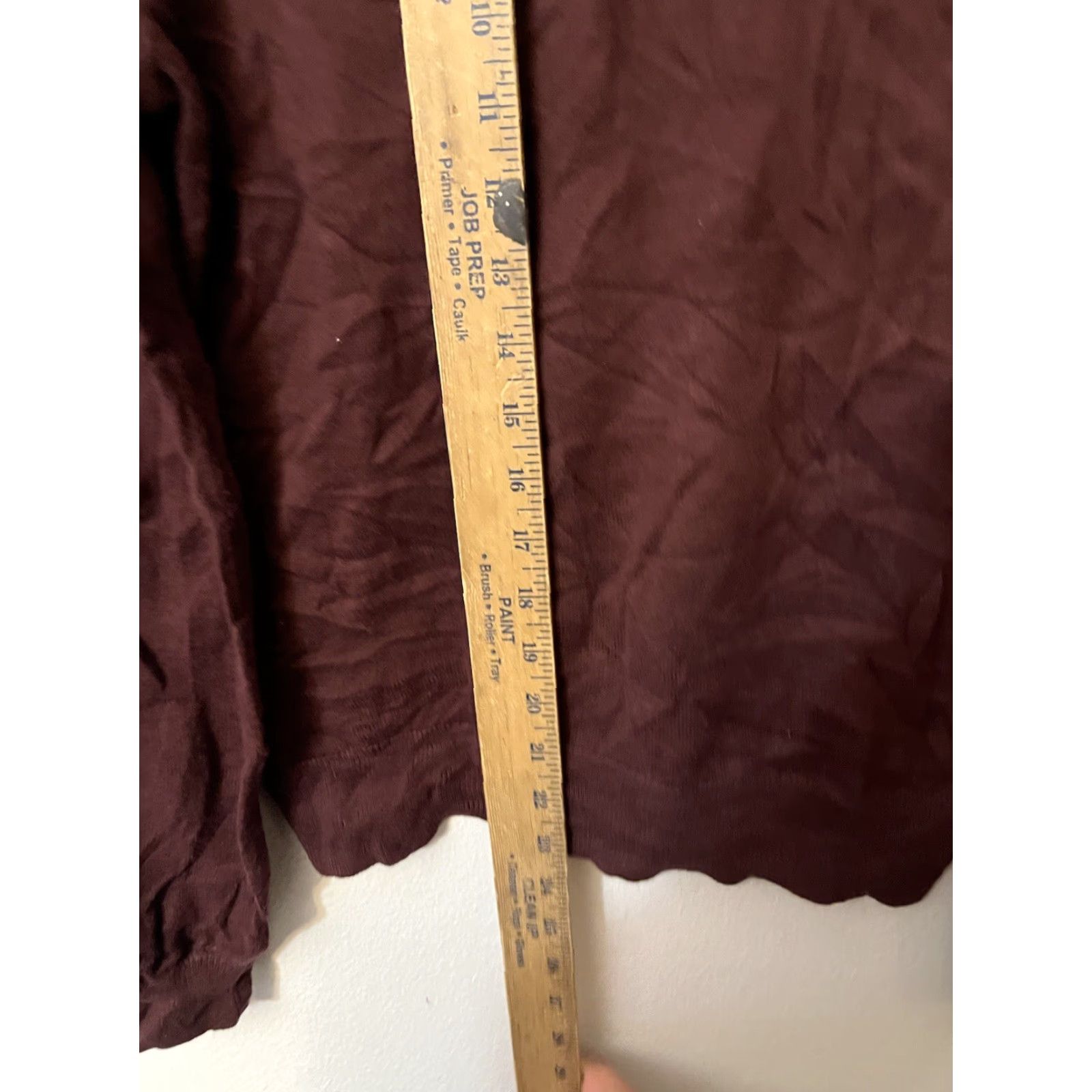 Banana Republic BANANA REPUBLIC Women V-Neck Solid Sweater Size S Brown Long Sleeve Pullover with Pockets Size S / US 4 / IT 40 - 5 Thumbnail