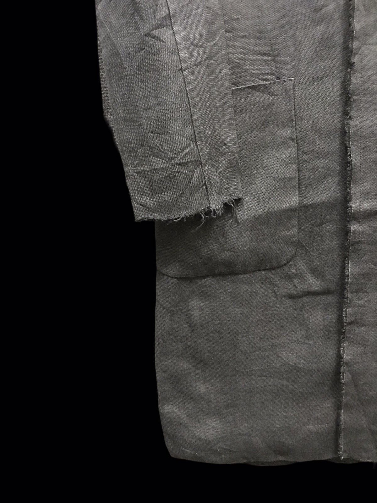 wjk 💥MINIMALIST STYLE💥wjk Japan Designer Linen Long Coat Size US L / EU 52-54 / 3 - 6 Thumbnail