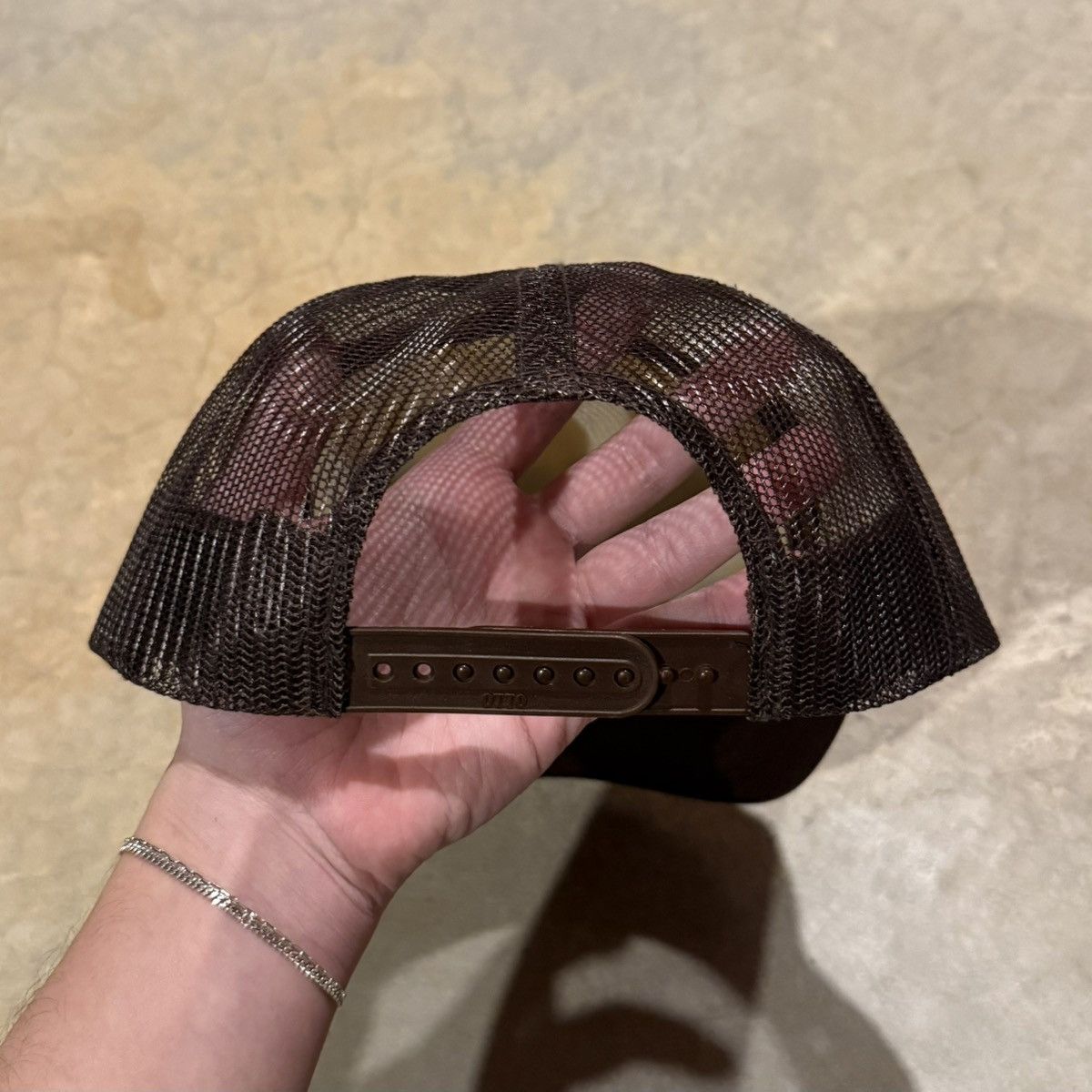 Kapital Kapital Working Hero Mesh Trucker Hat Brown Size ONE SIZE - 4 Thumbnail